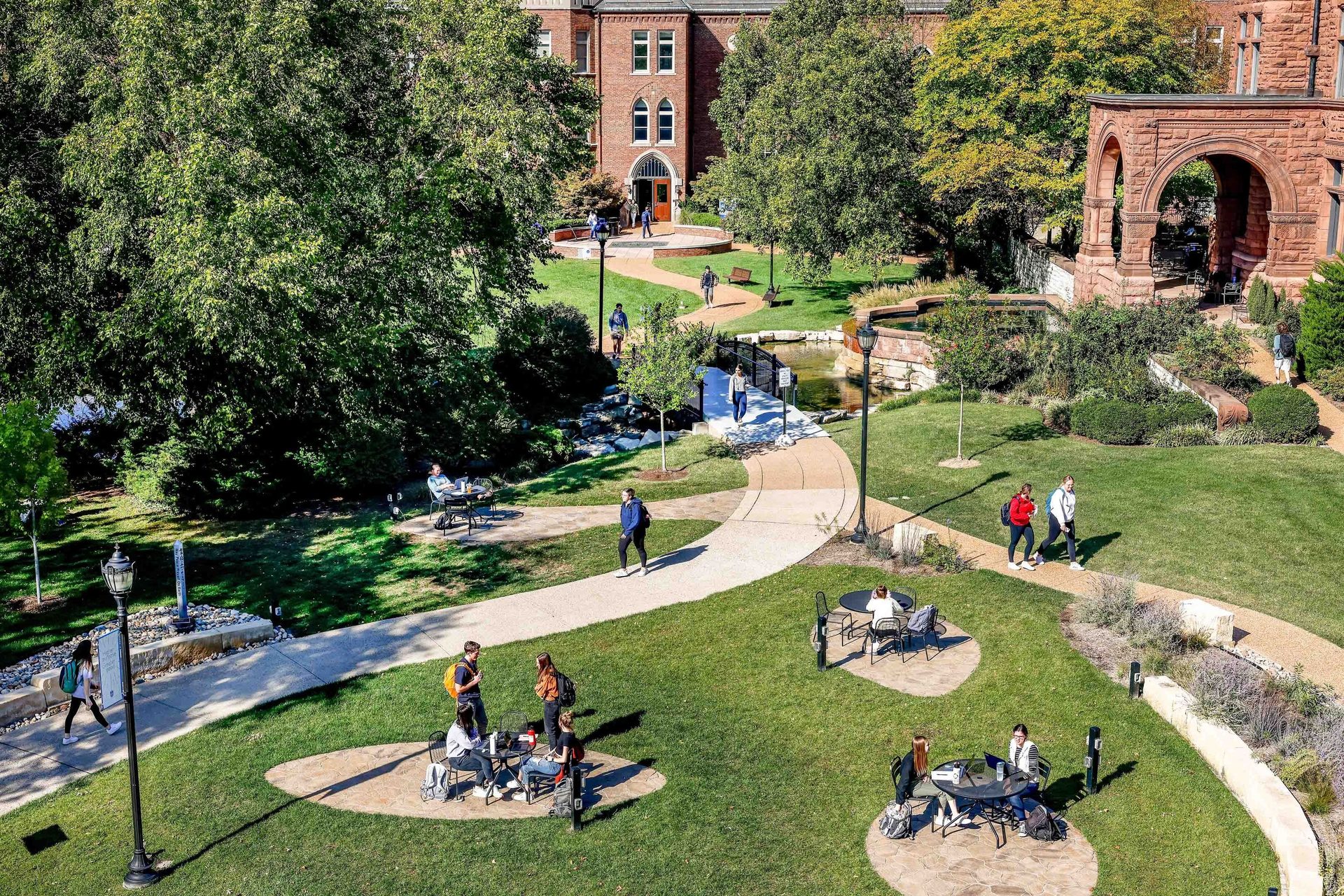 Urban design, Public space, Plant, Property, Building, Tree, Grass, Leisure, Biome, Landscape