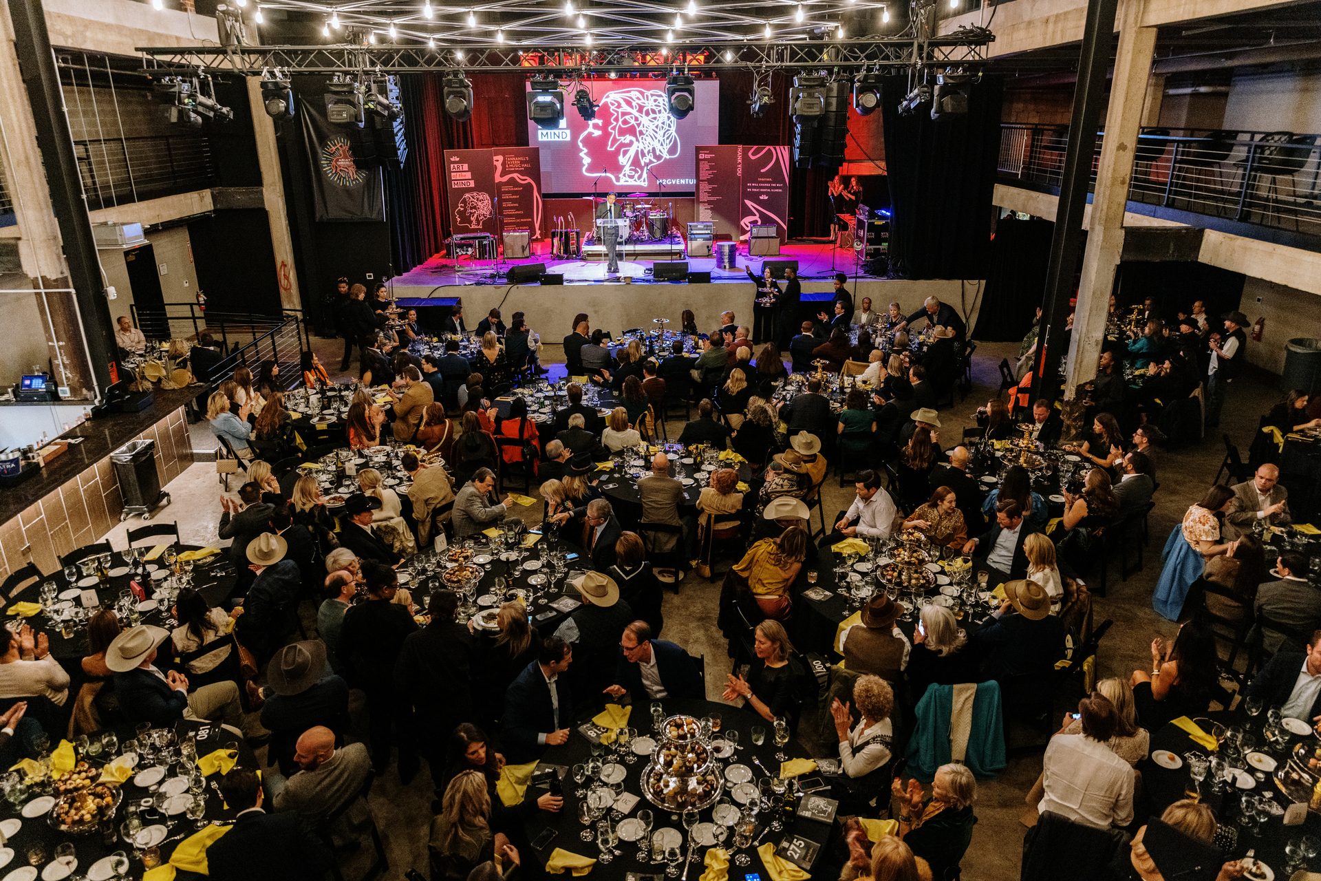 Chair, Suit, Table, Crowd