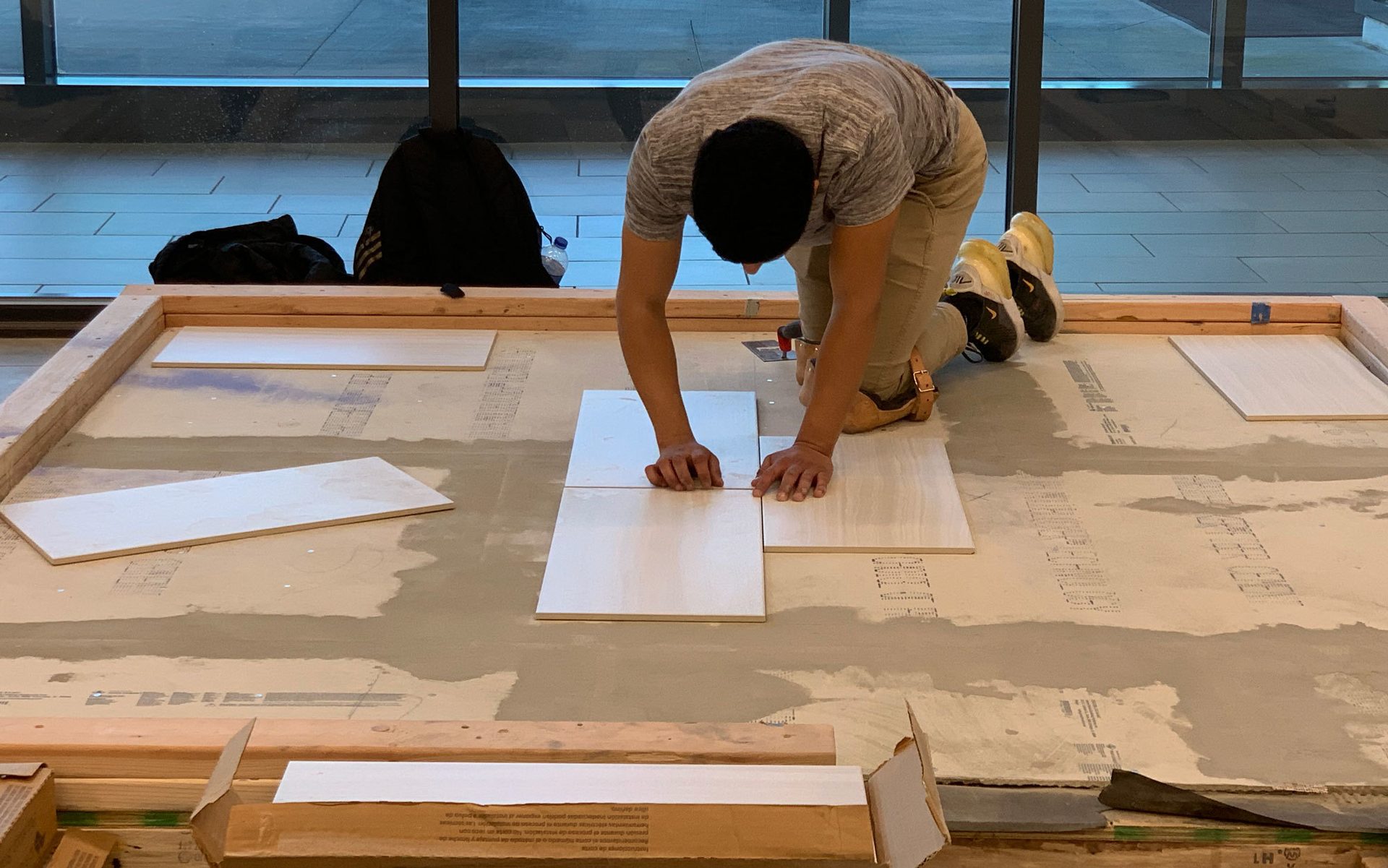 Composite material, Wood, Sleeve, Flooring, Yellow, Floor, Hardwood