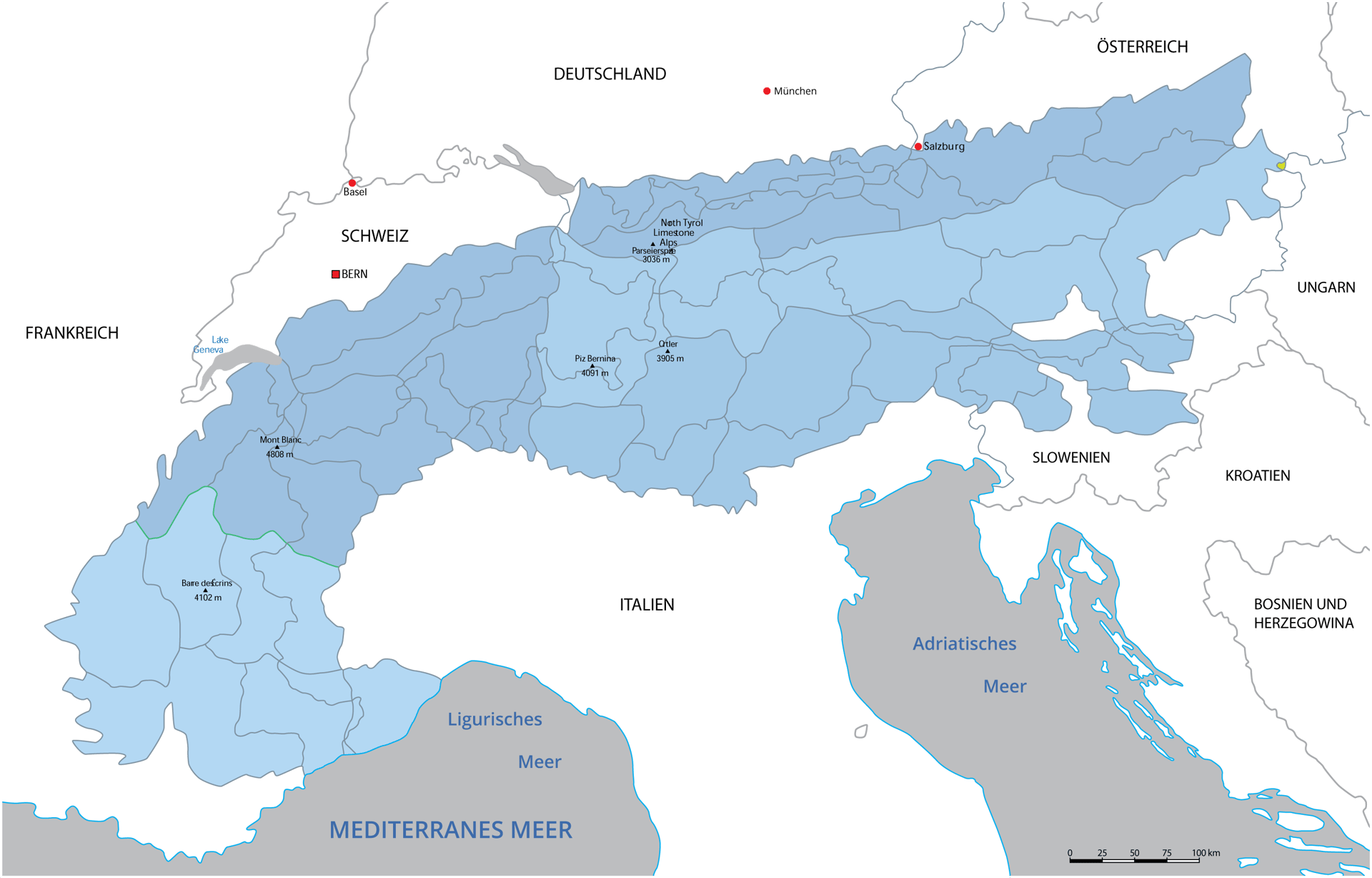 Ecoregion, World, Map, Line