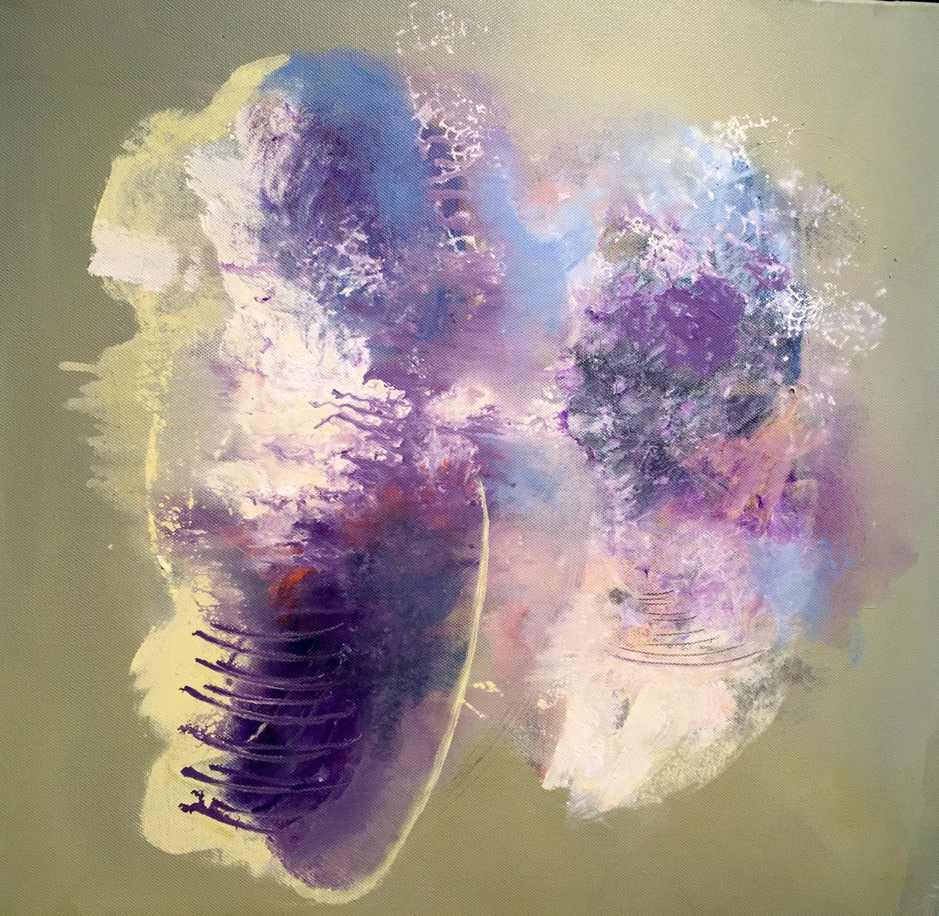 Art Paint, Visual arts, Watercolor painting, Purple, Pink