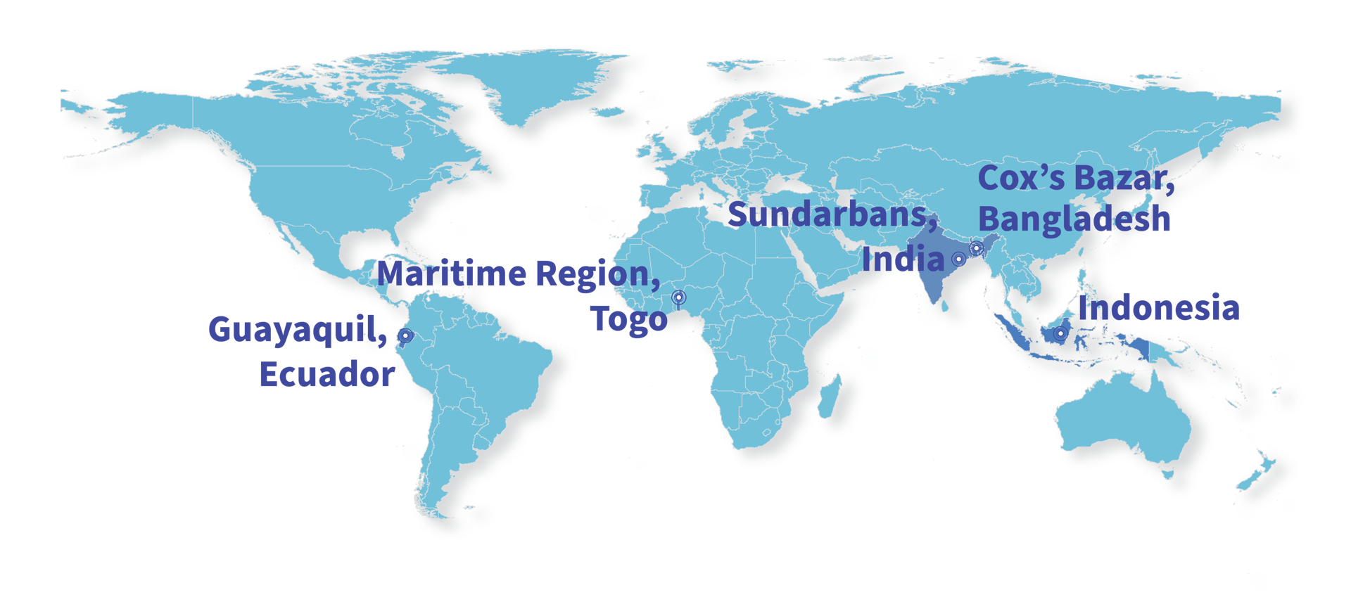 Map, Ecoregion, World, Product, Azure, Mammal, Font