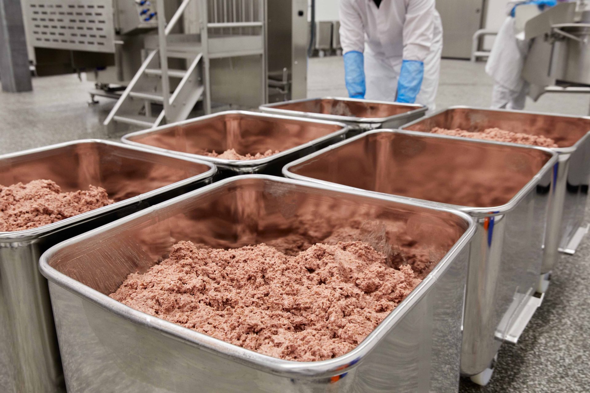 Beyond Meat Burger Production 