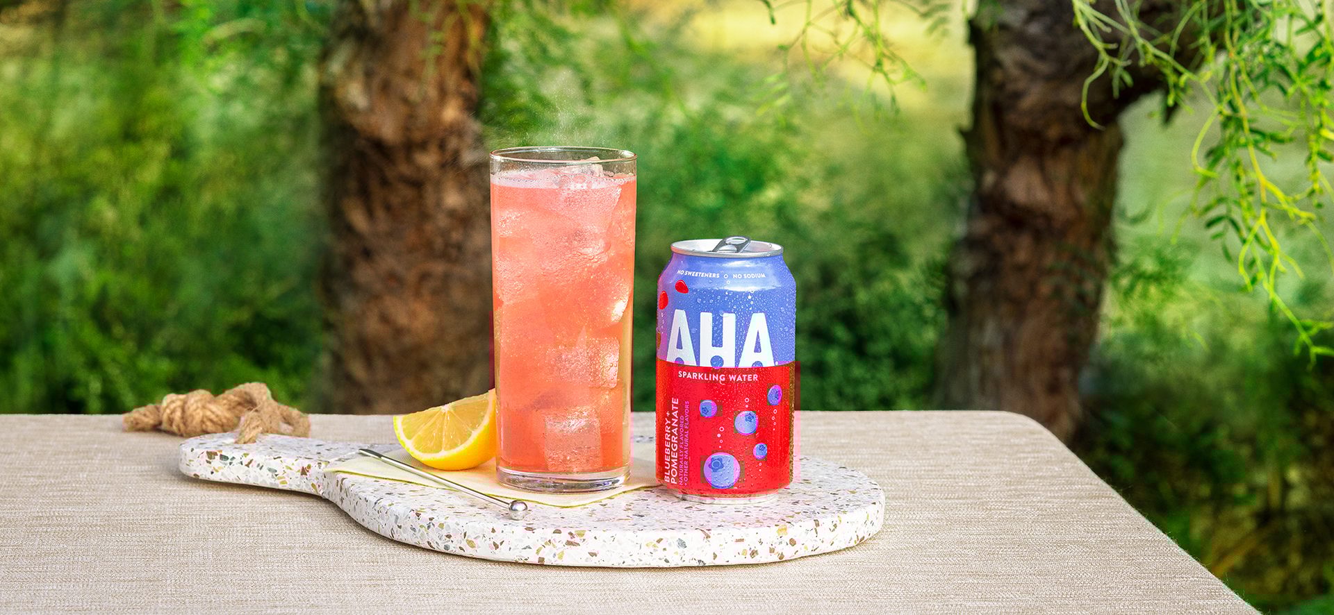 Blue Highball AHA Waters