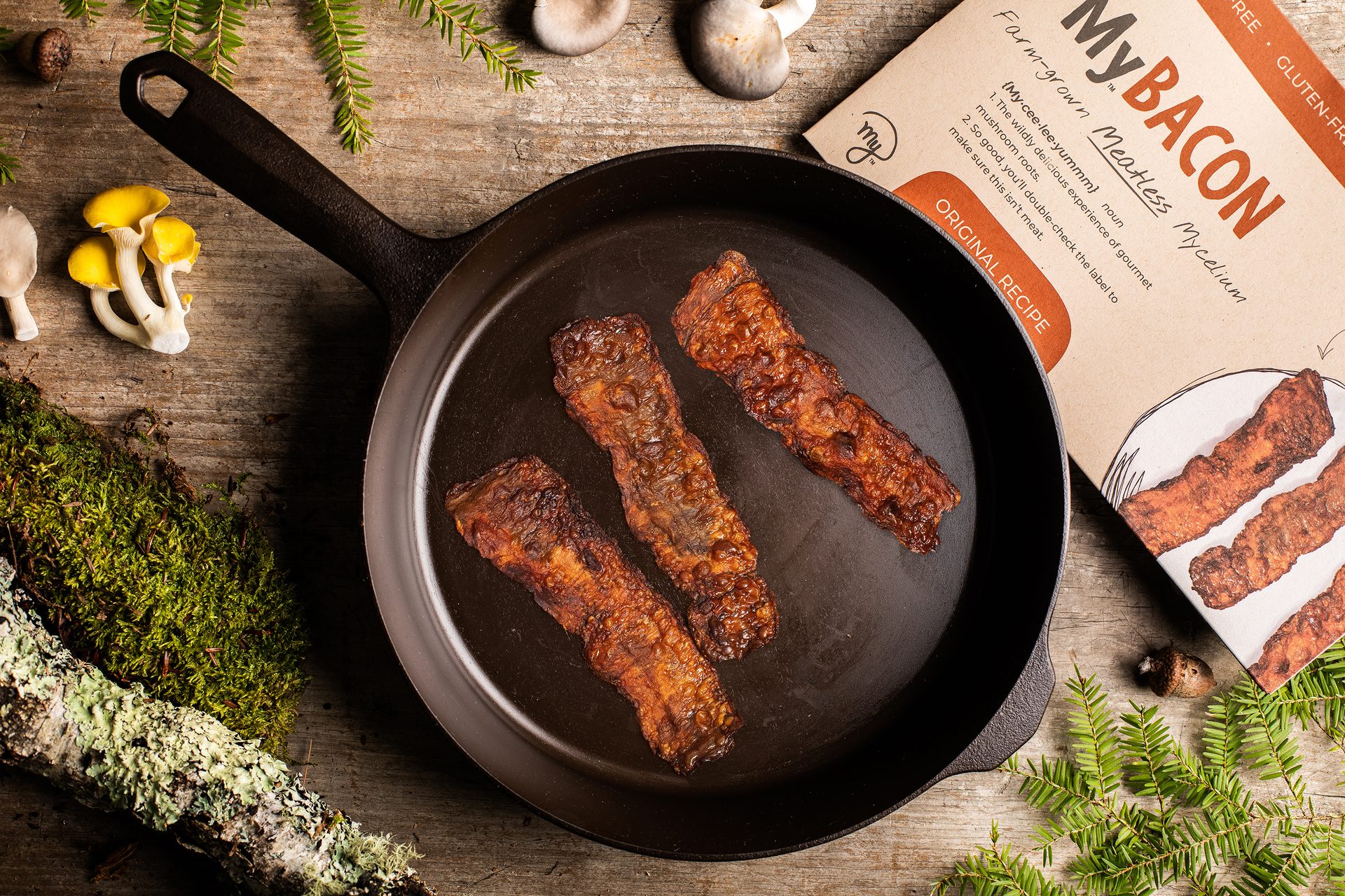 Mycelium alternative to pork