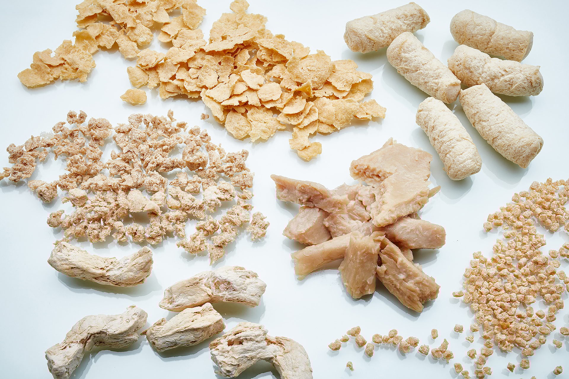 A variety of alternative protein products