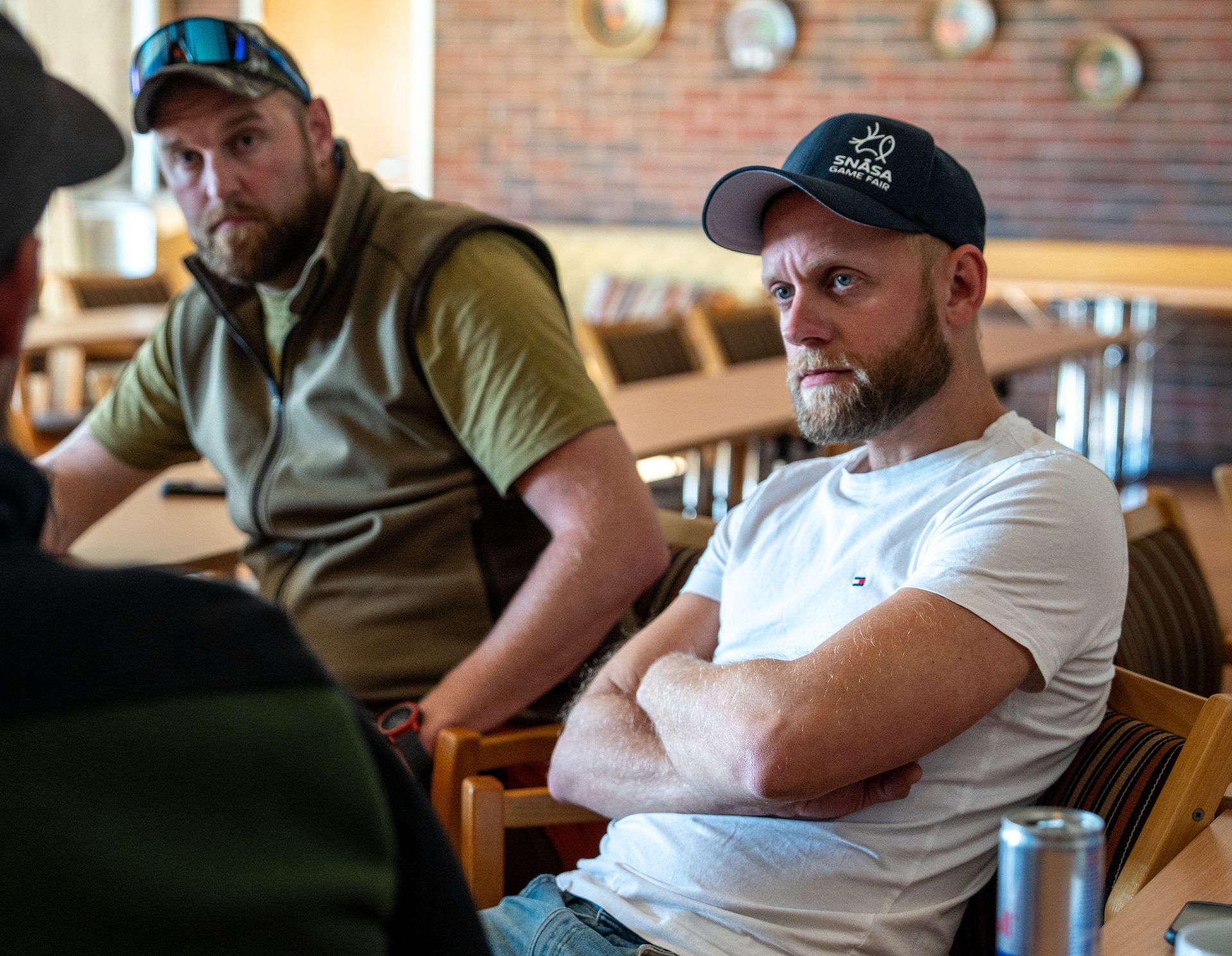Baseball cap, Muscle, Beard, Headgear