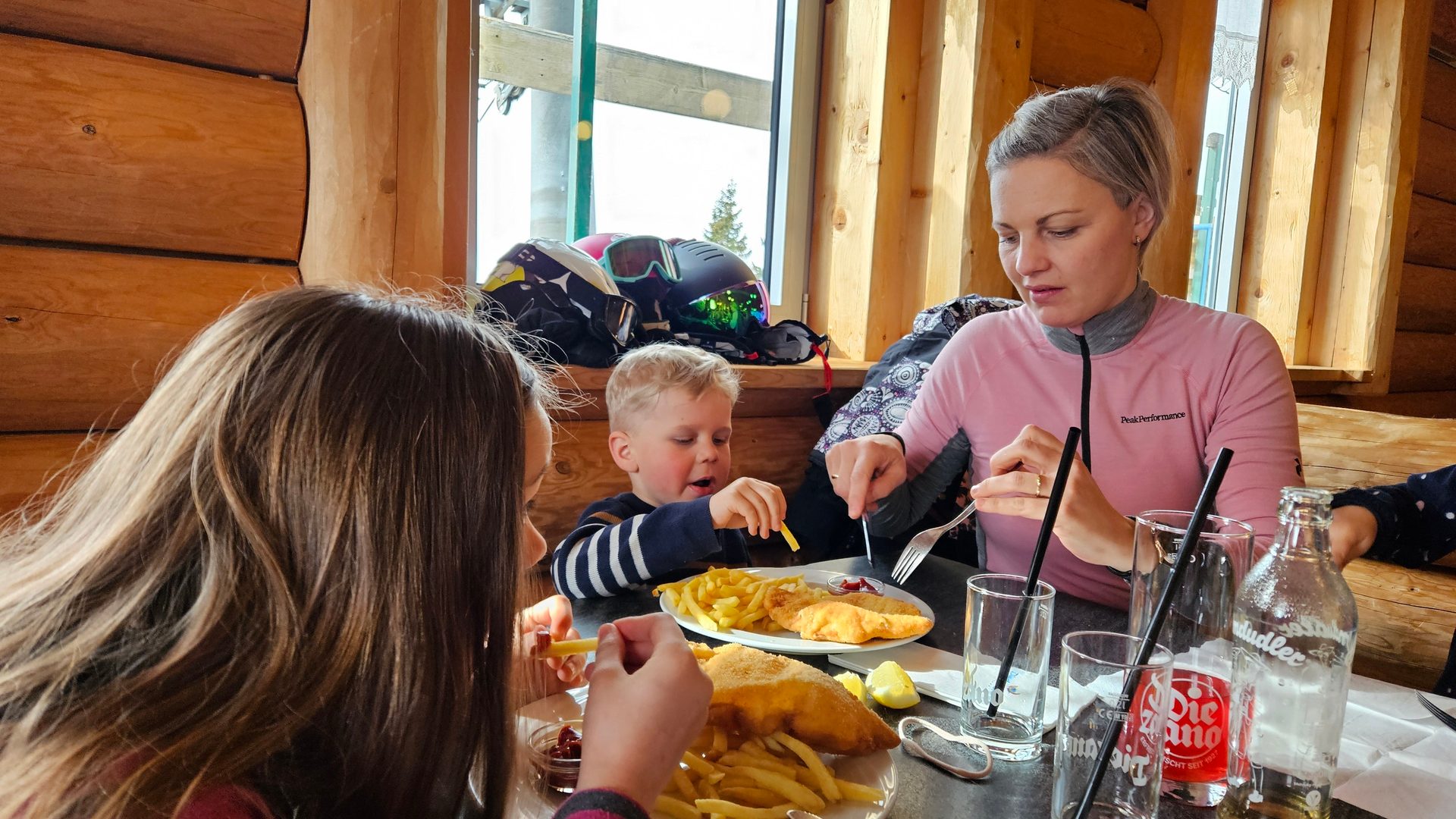 Tableware, Jacket, Smile, Food, Happiness, Drinkware, Leisure, Fun, Child