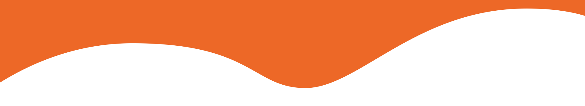 Abstract orange and dark green design with a wavy, undulating separation.