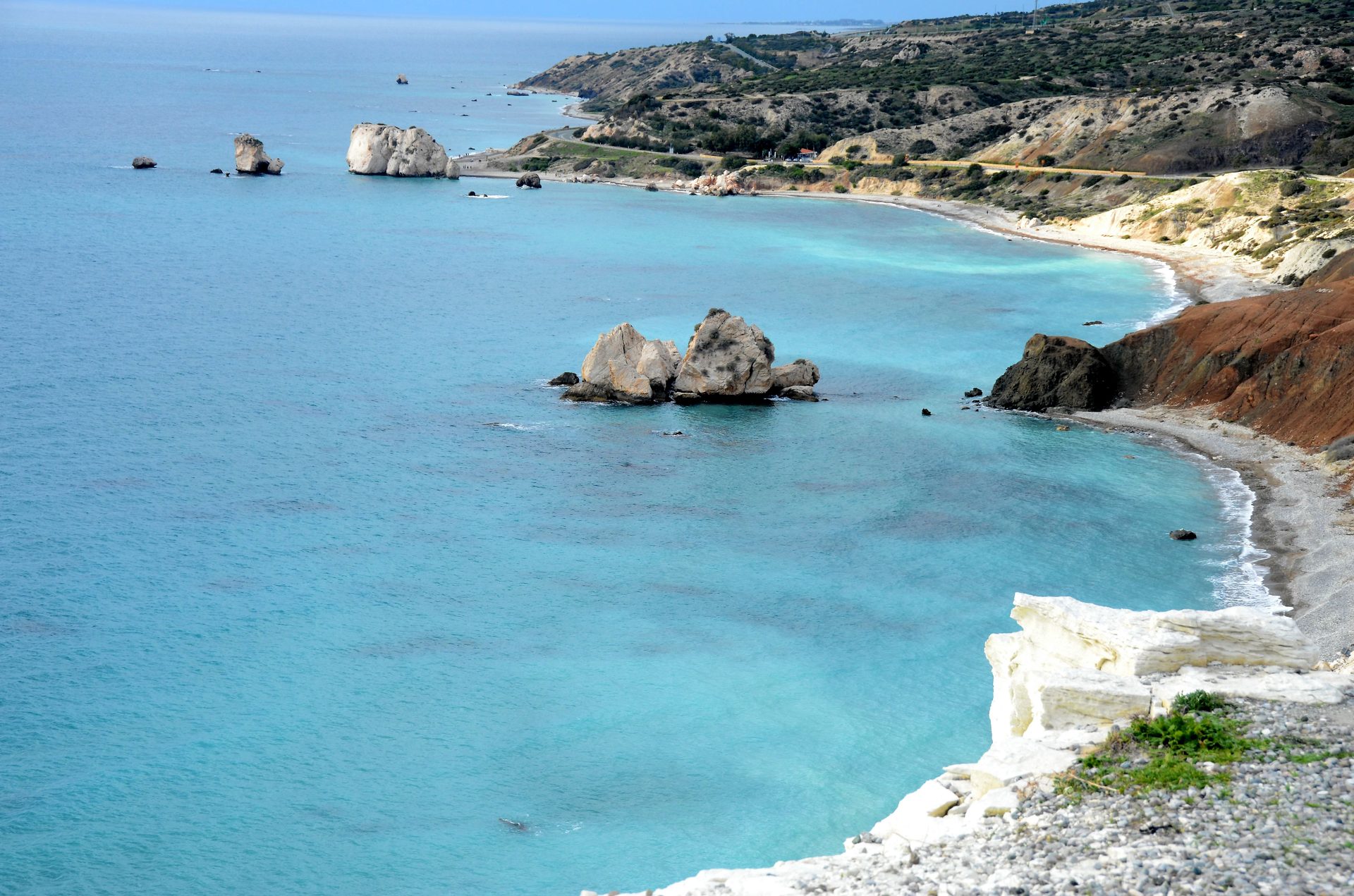 Coastal and oceanic landforms, Body of water, Blue, Coast, Sea, Headland, Rock, Beach, Ocean