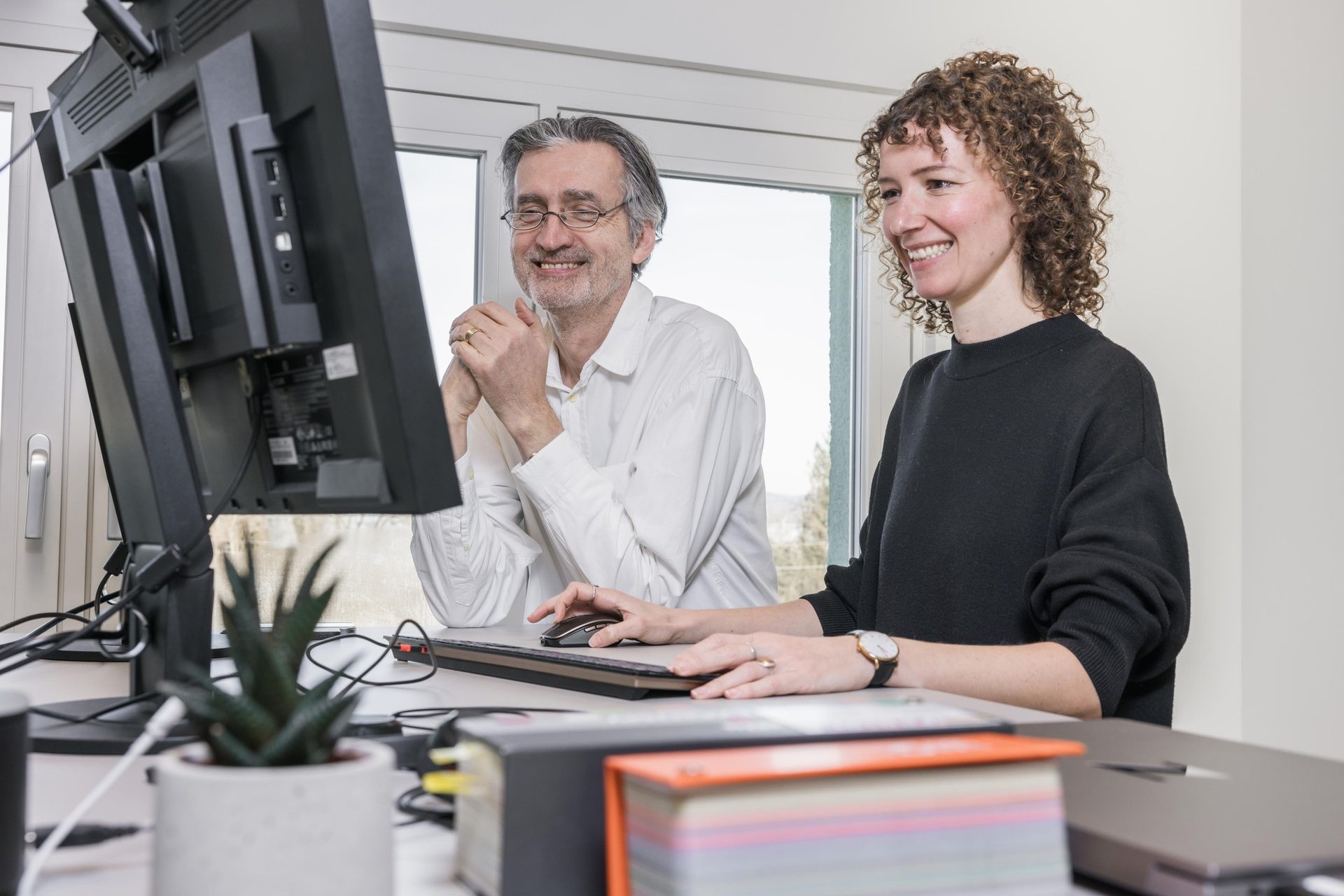 Electronic device, Office Equipment, Computer monitor, Peripheral, Smile, Furniture