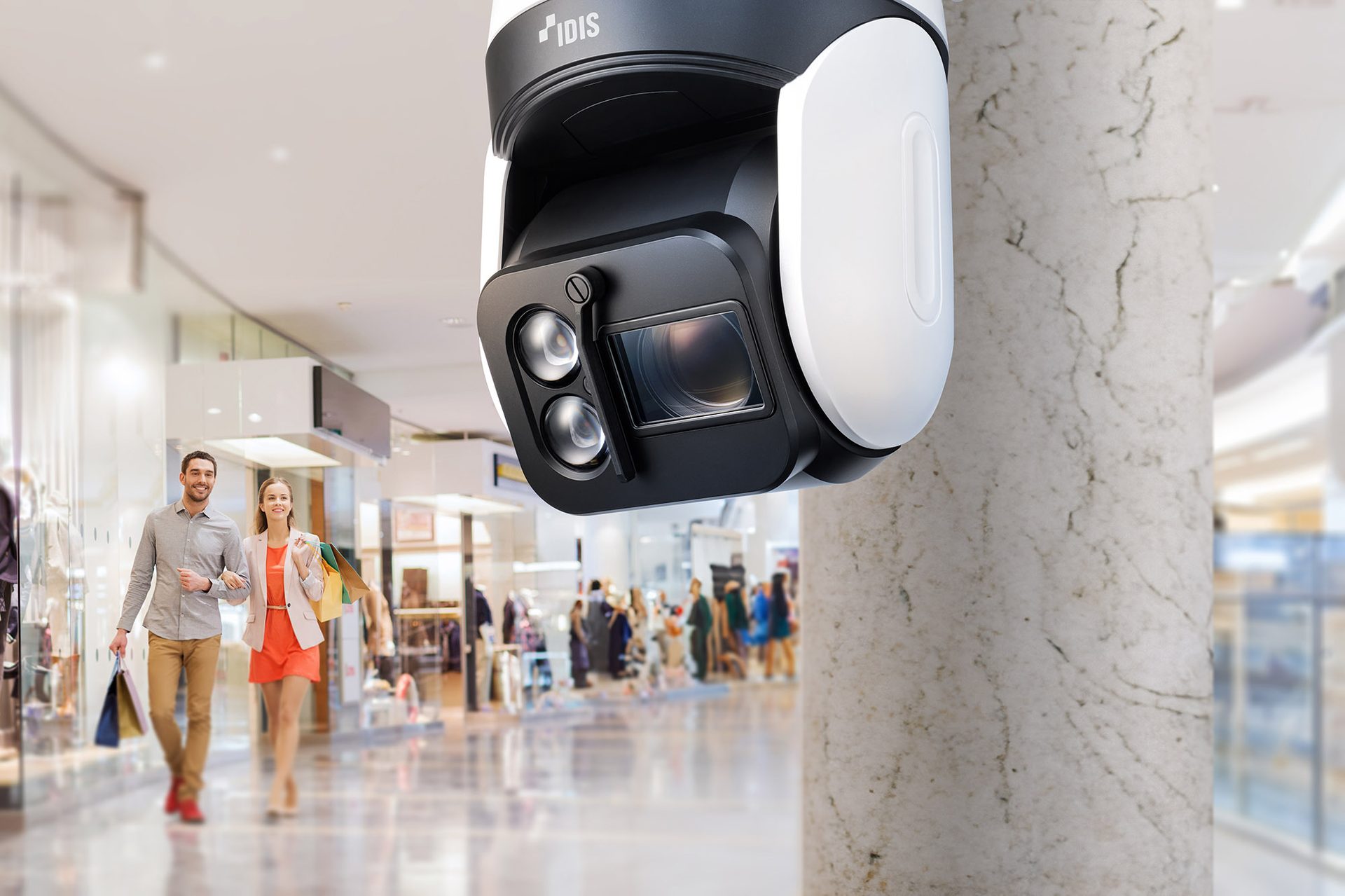 IDIS Retail Mall AI Cameras