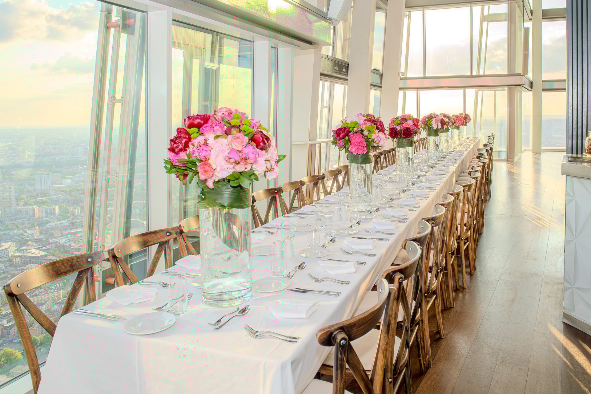 Flower, Table, Plant, Tableware, Window, Furniture, Decoration, Chair, Tablecloth, Textile