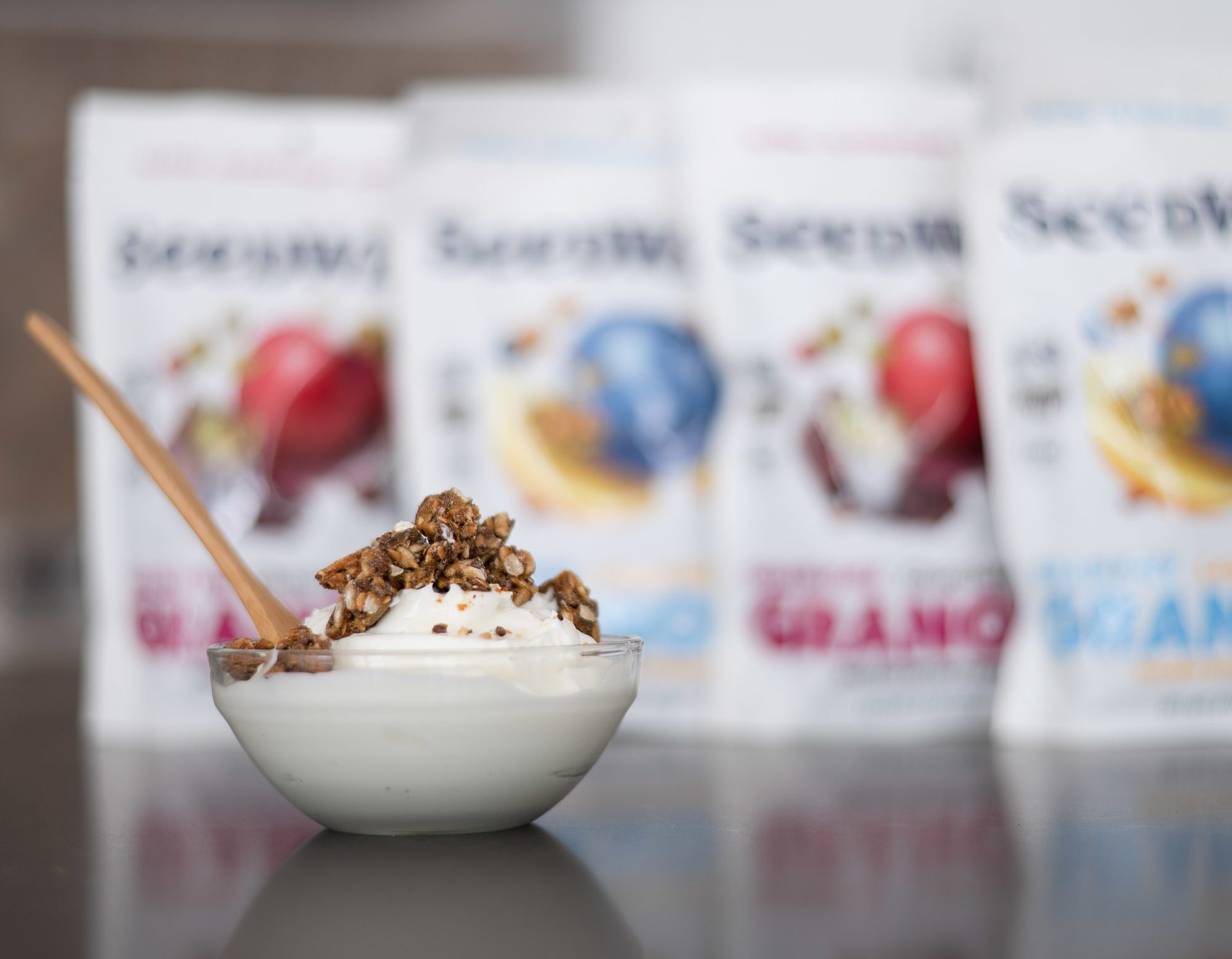 Bowl of yogurt, Food, Ingredient, Product line, Tableware, Cuisine, Dish