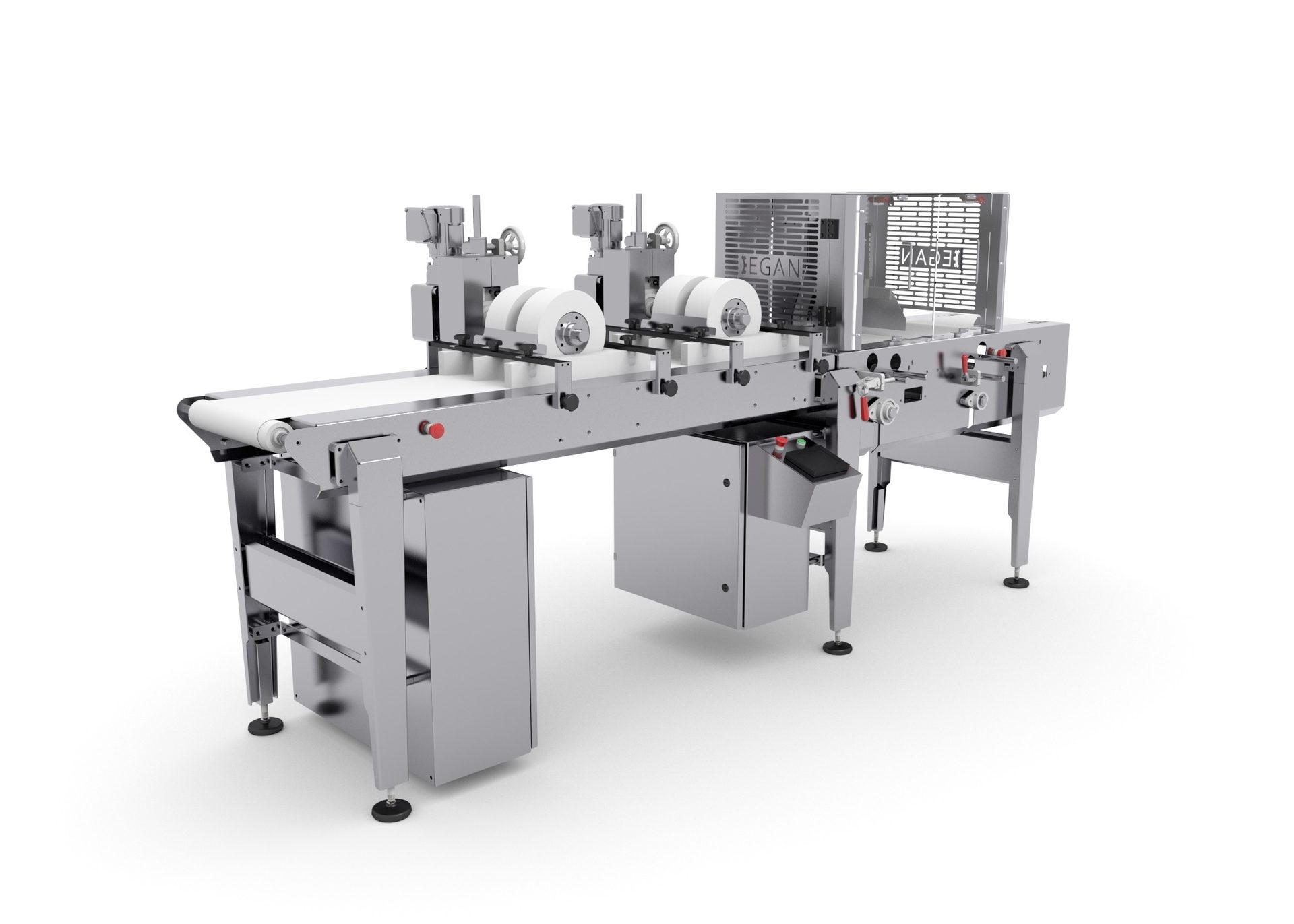 Conveyor equipment, Belt, Output device, Table, Rollers, Metal