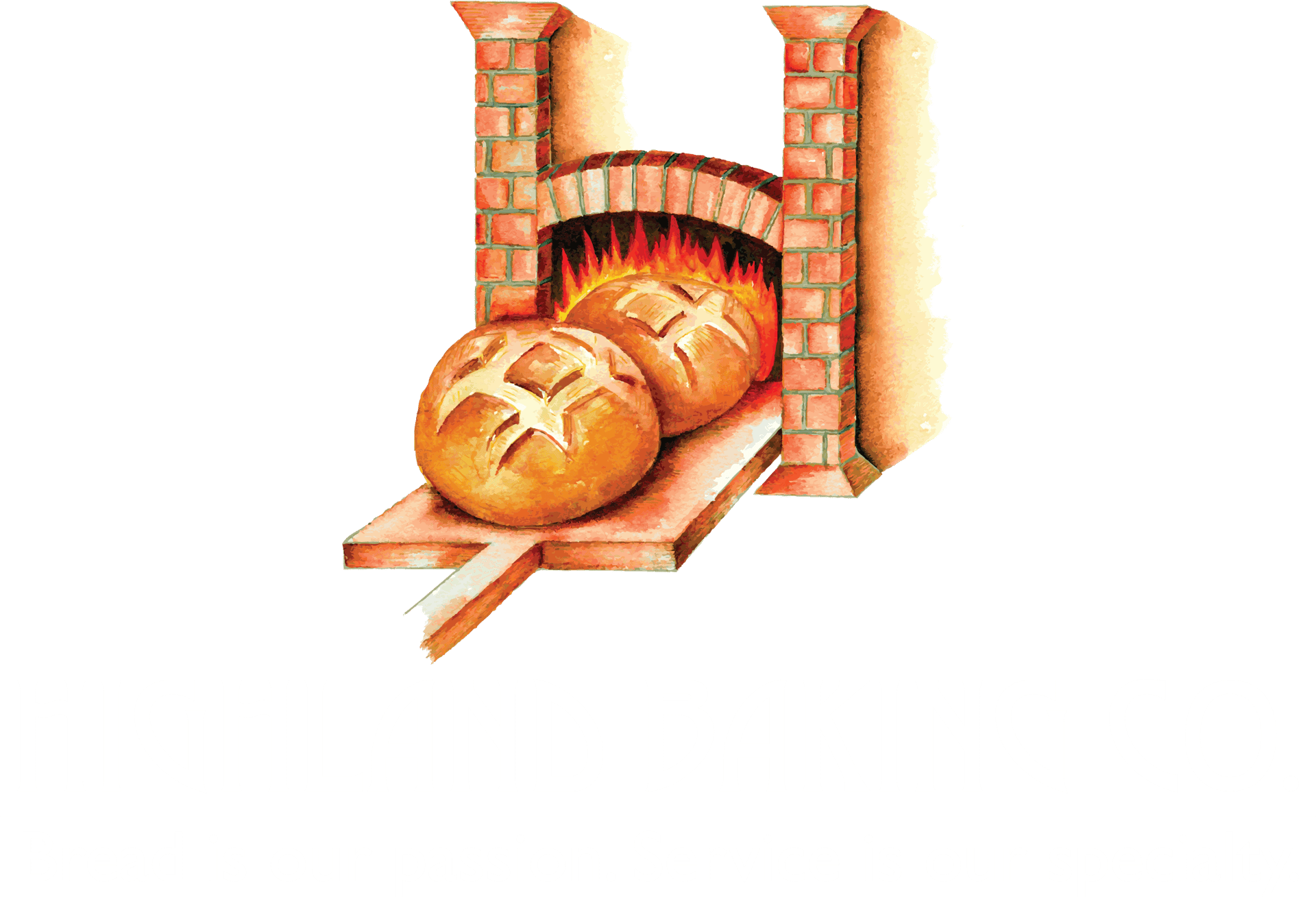 Logo, Font, Hearth, H-shaped oven, Breads