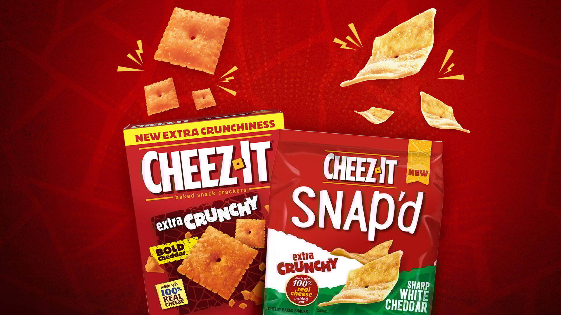 Food, Ingredient, Font, Product, Crackers, Red