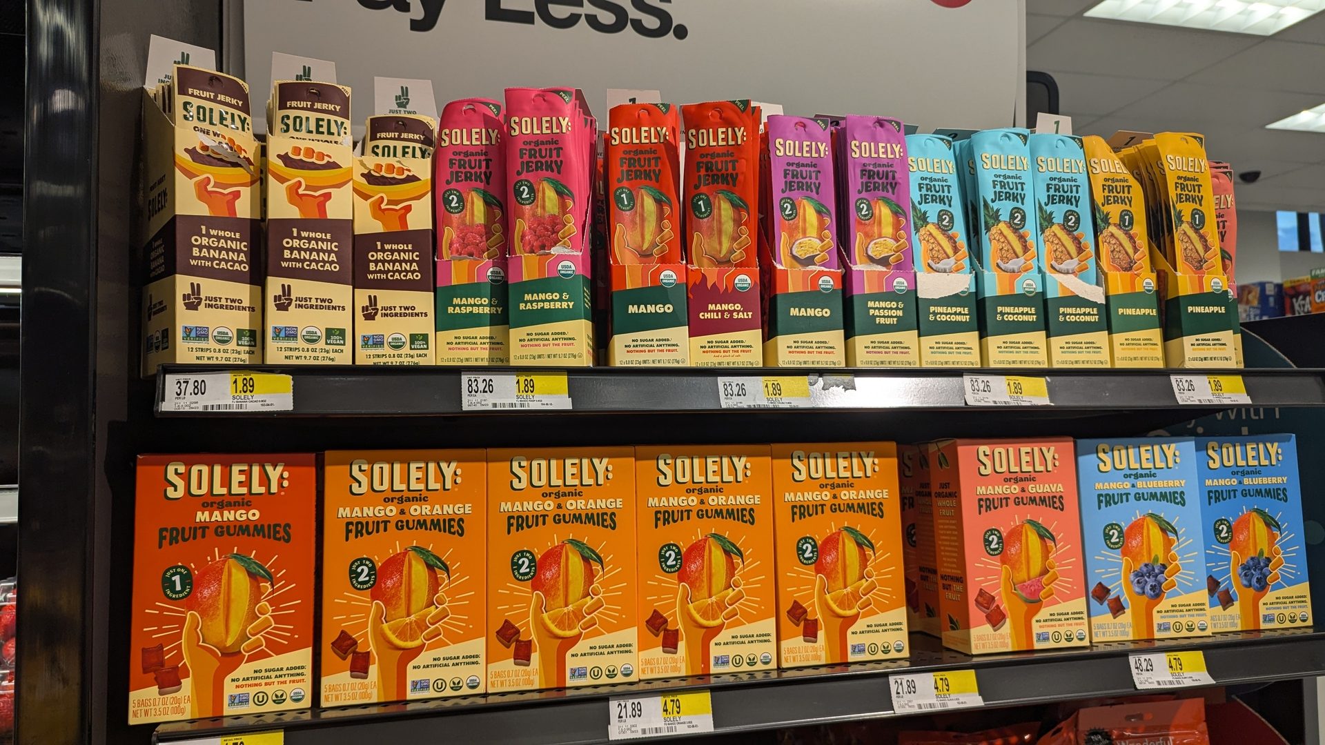 Packaging and labeling, Convenience store, Shelf, Retail, Logo, Advertising, Shelving, Food