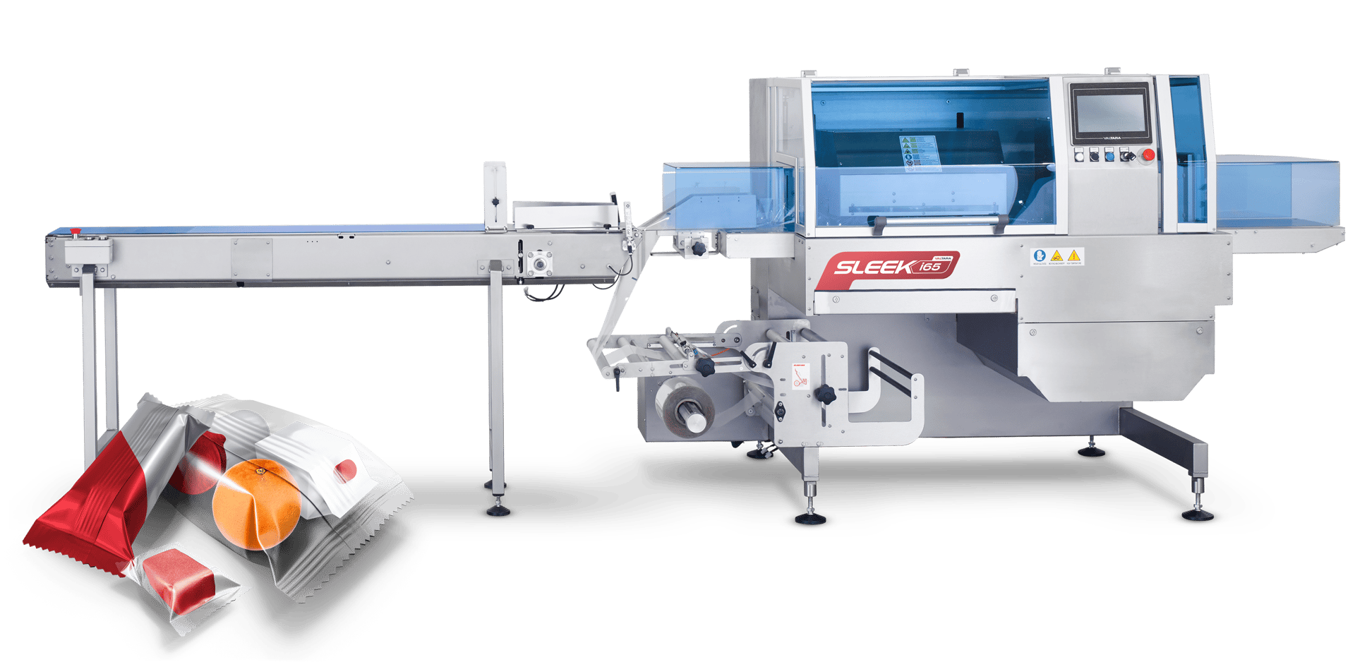 Equipment, Factory line, Industrial, Stainless steel, Blue plexiglass, Machinery