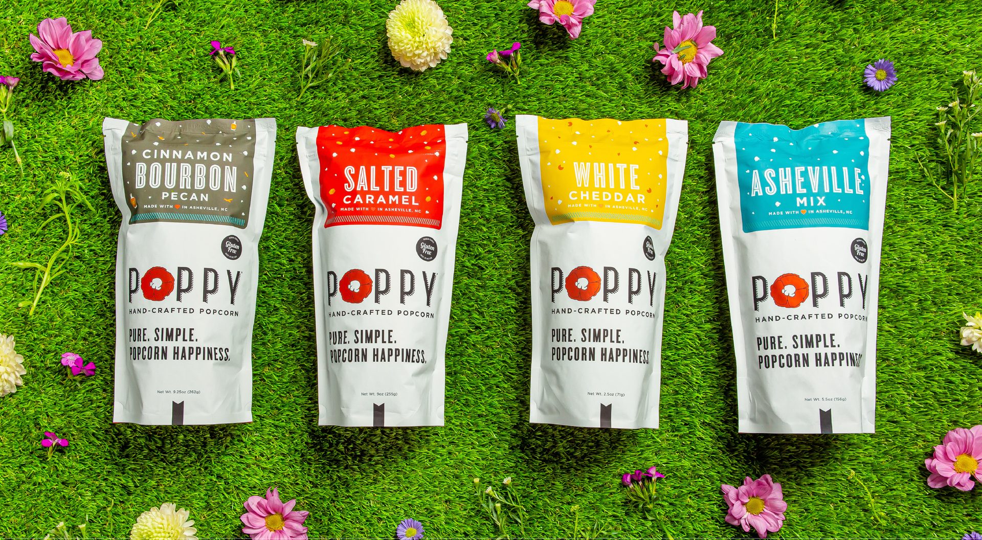 Popcorn bags, Plant, Green, Font, Grass