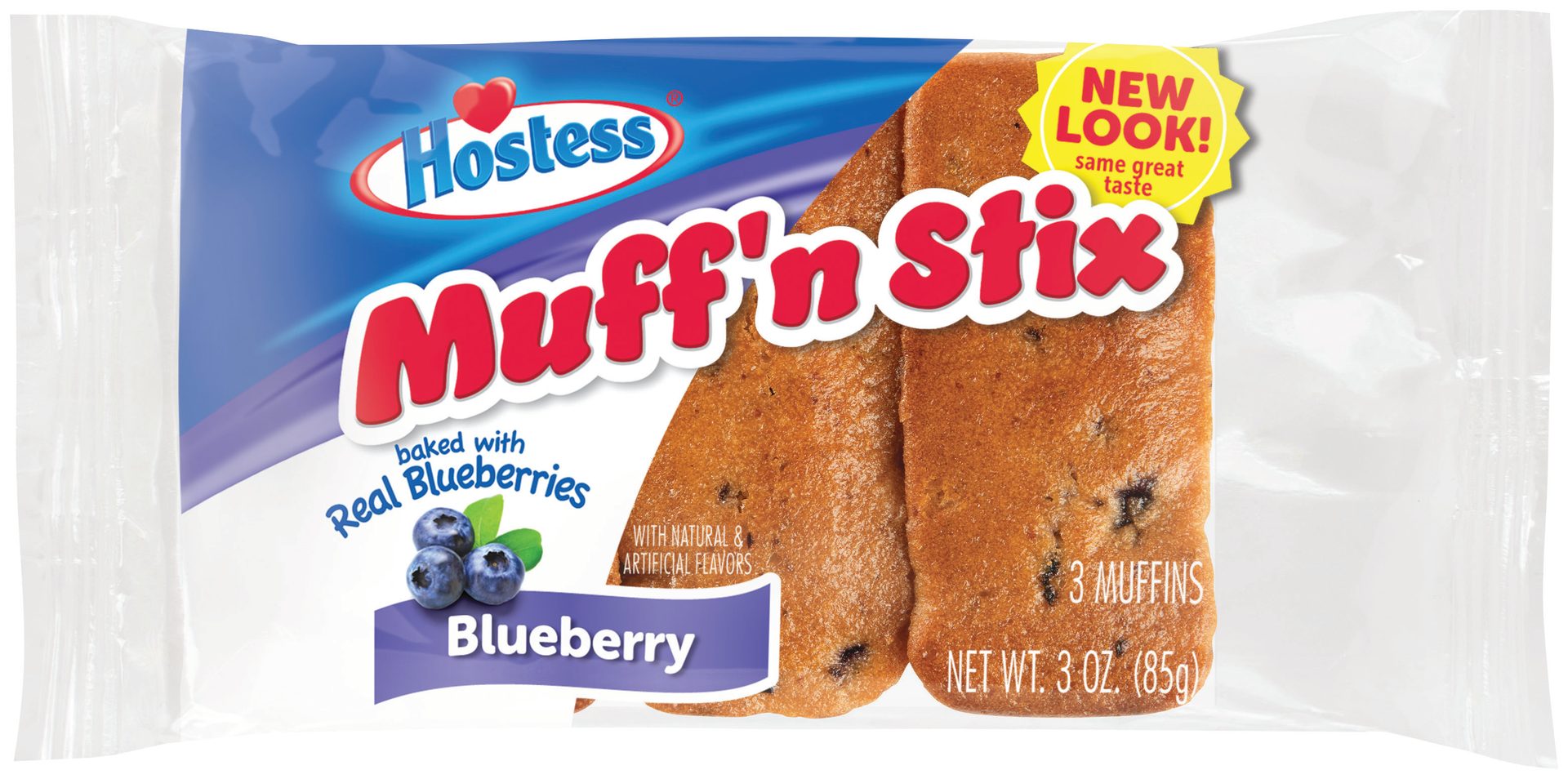 Snack cakes, Packaging, Box, Logo, Text, Font, Red, Blue, Blueberries