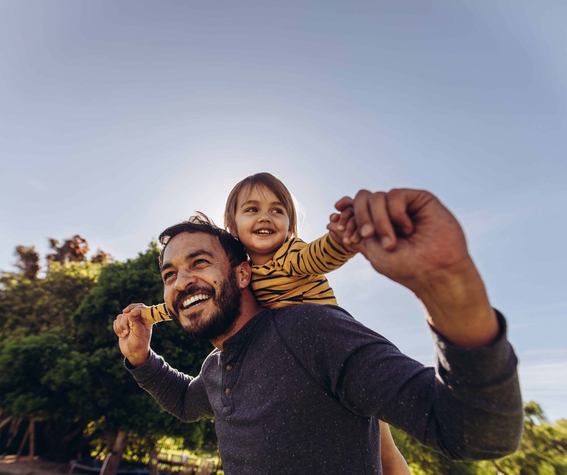 Facial expression, People, Happiness, Smile, Head, Shirt, Beard, Summer, Child