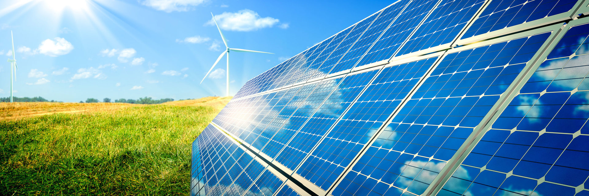 Solar panel, Sky, Cloud, Daytime, Plant, Light, Azure, Blue, Slope
