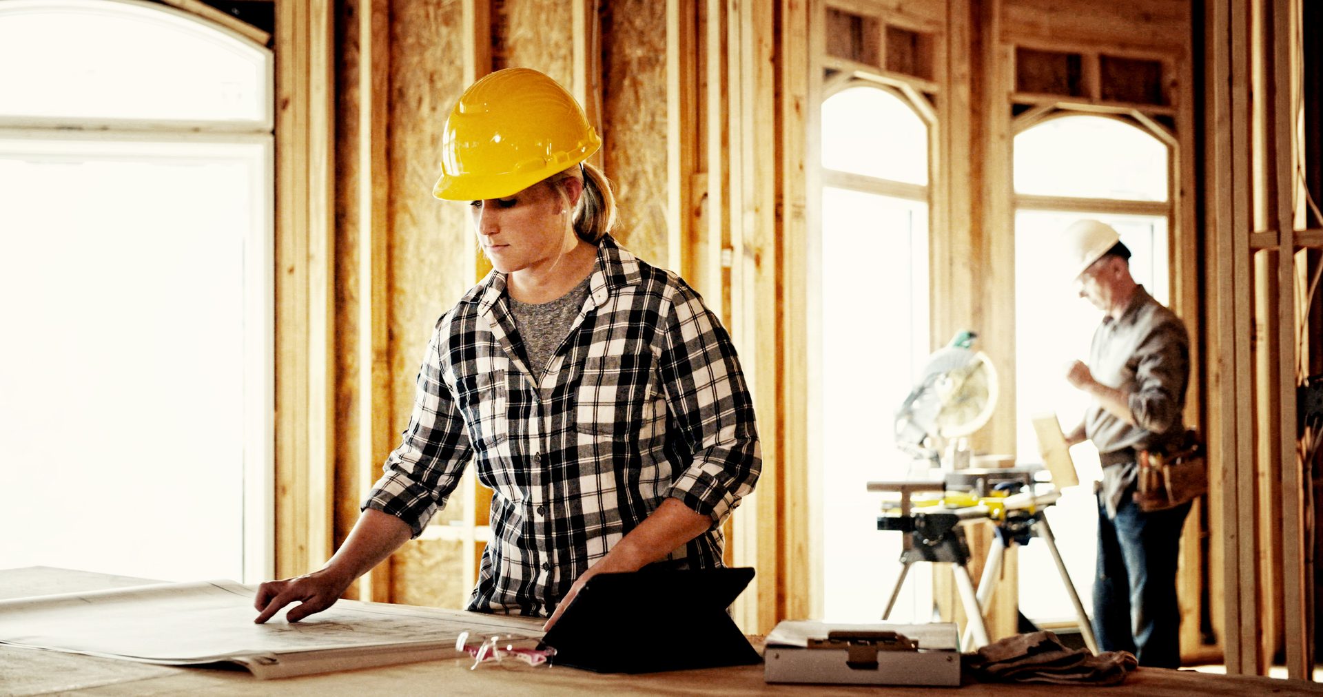 Personal protective equipment, Hard hat, Construction worker, Helmet, Engineer, Workwear, Job, Tradesman