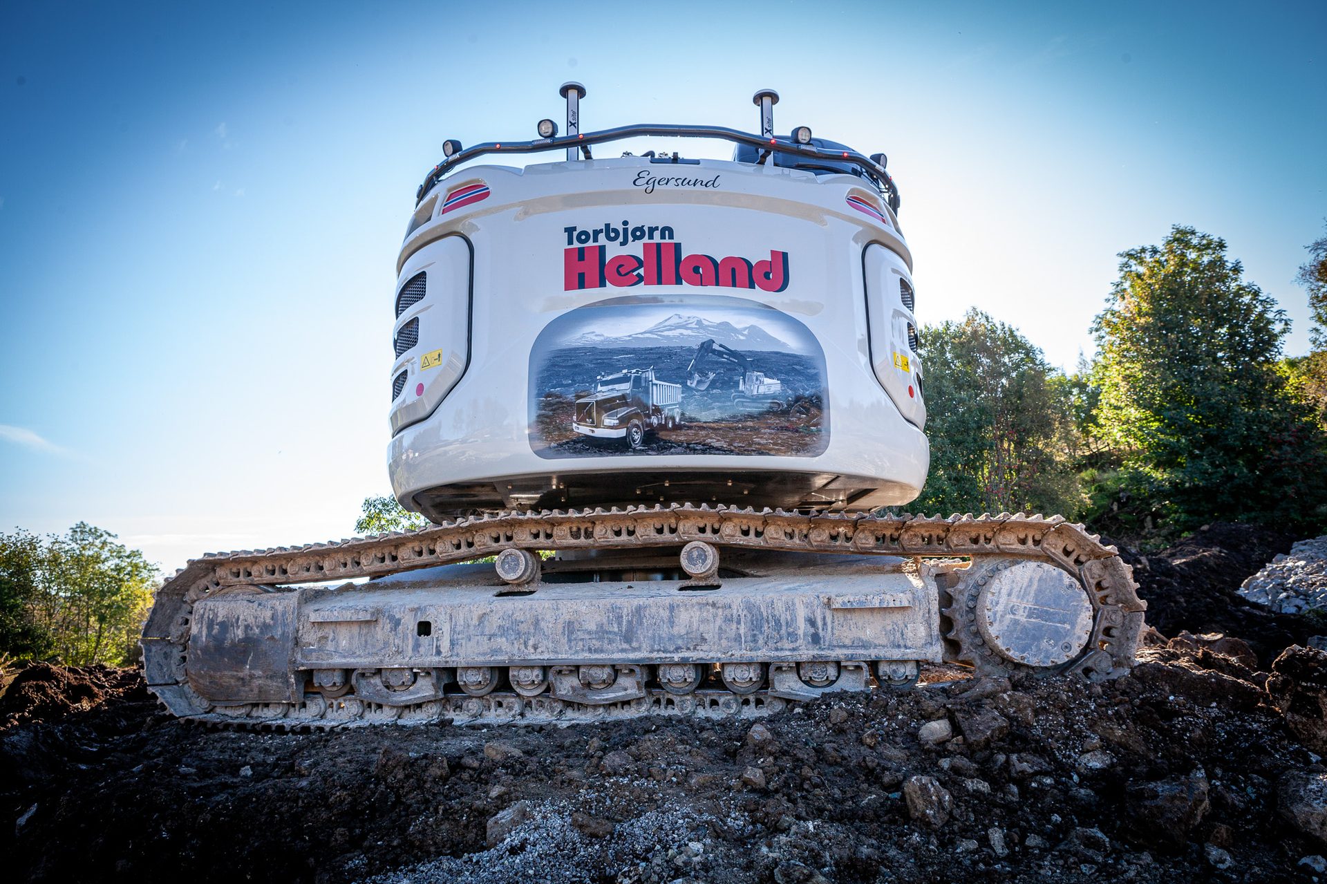 Automotive tire, Motor vehicle, Sky, Plant
