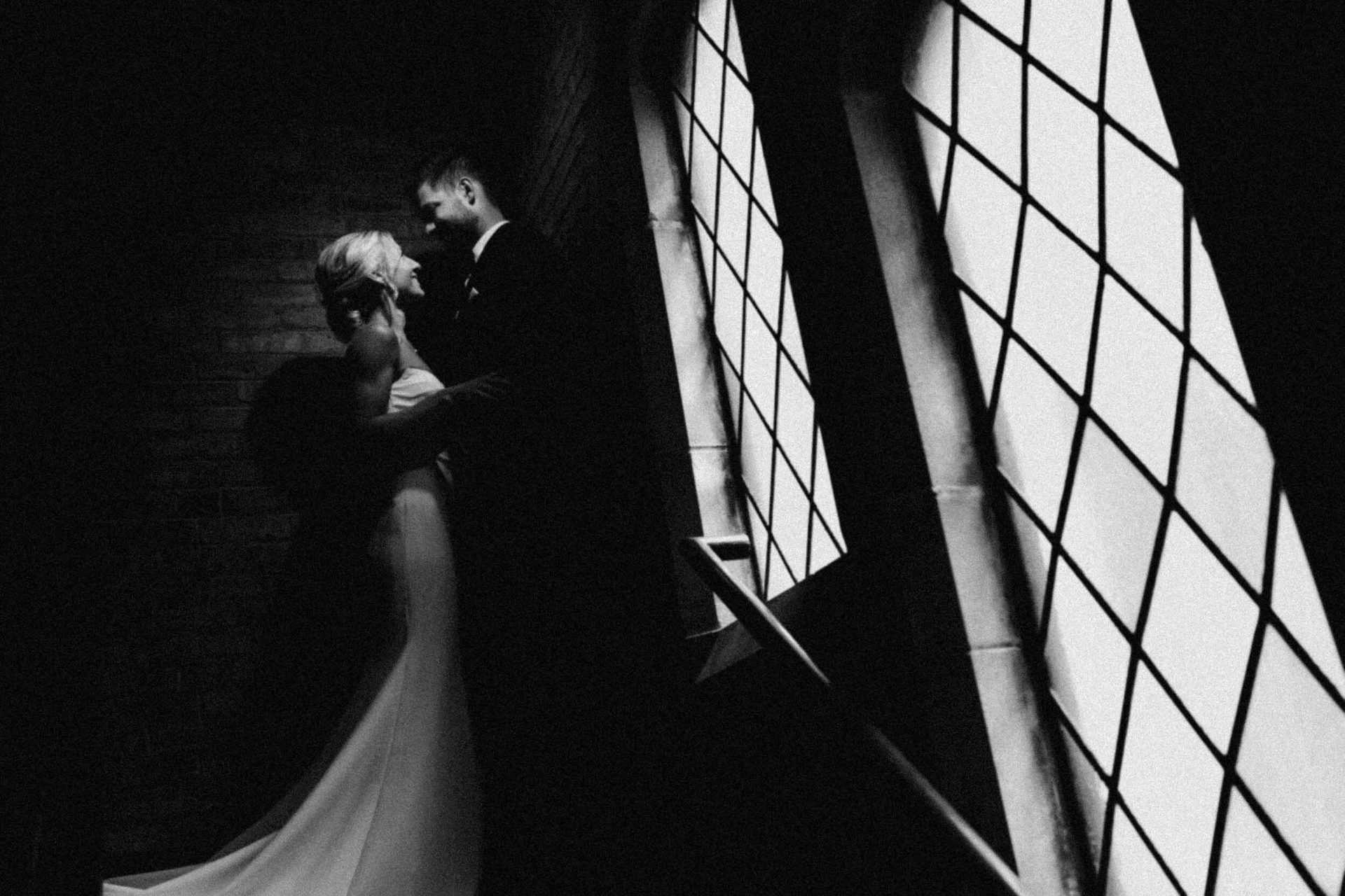 Black and white, Monochrome photography, Photograph, Standing, Love, Romance, Darkness