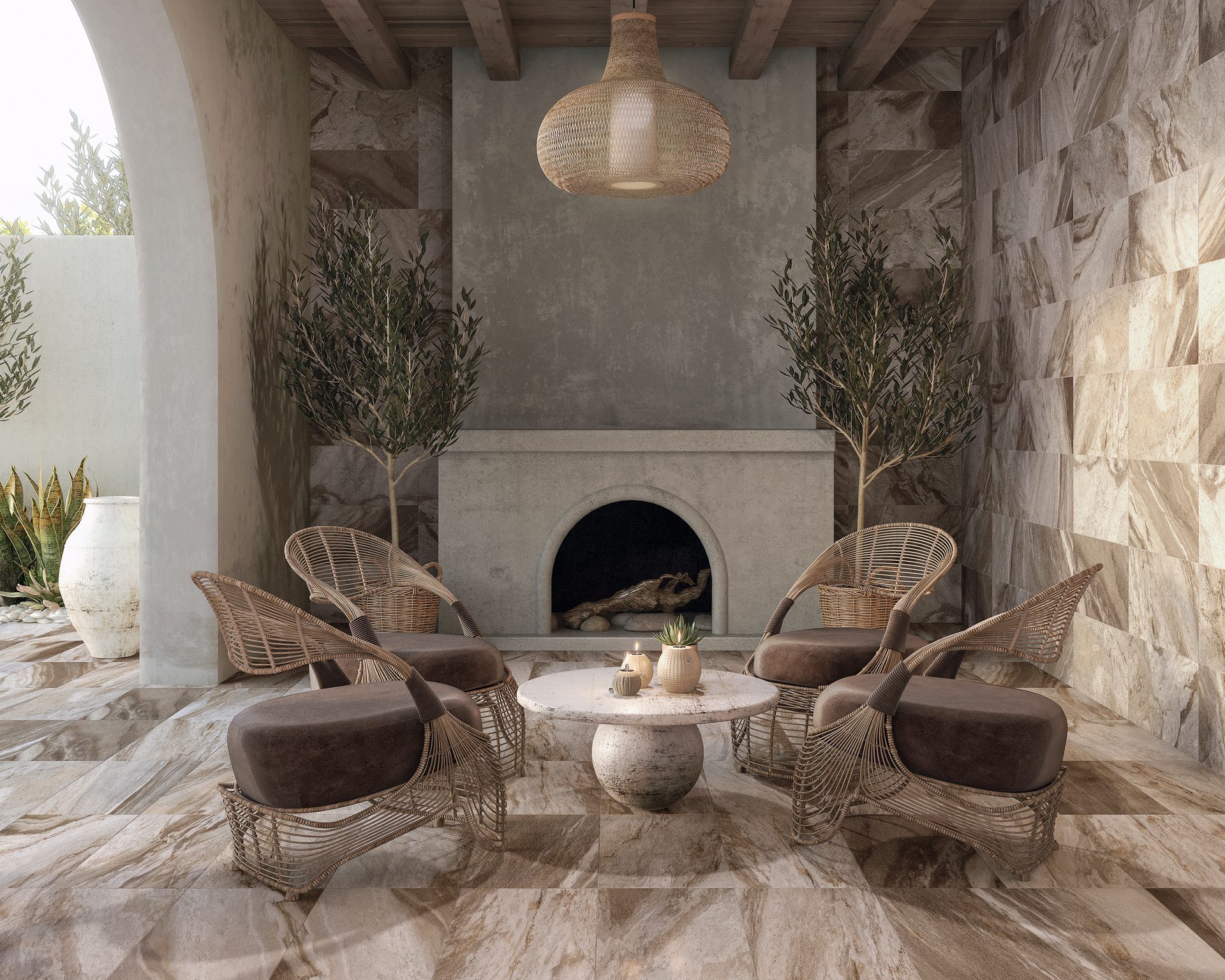 Photo courtesy of Tile of Spain/Emotion Ceramic. The Icon Collection by Emotion Ceramic