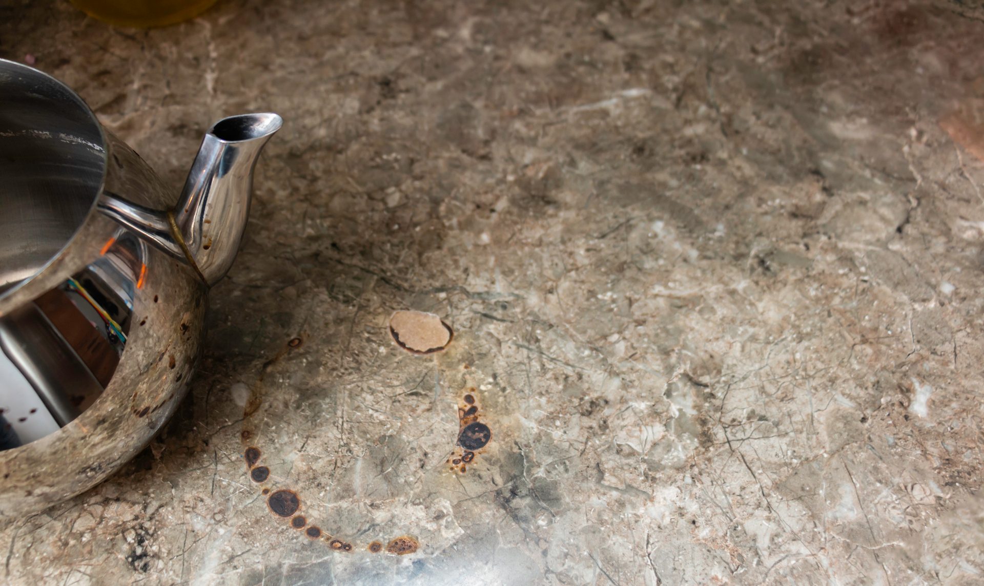 Stain on granite, granite, countertop, granite countertop, getty images