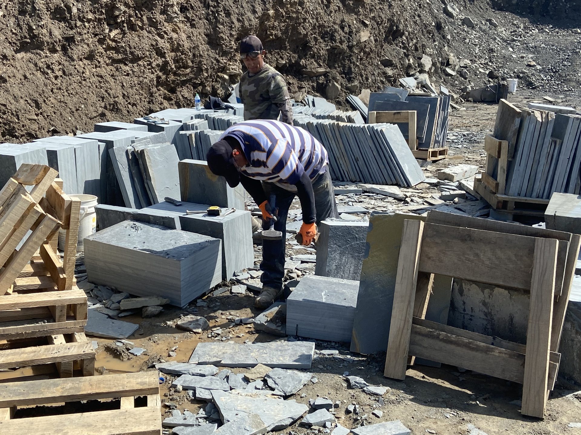 Endless Mountain Minerals in Susquehanna, PA,  largest Bluestone fabricator and distributor with the most quarry reserves in the Bluestone industry 
