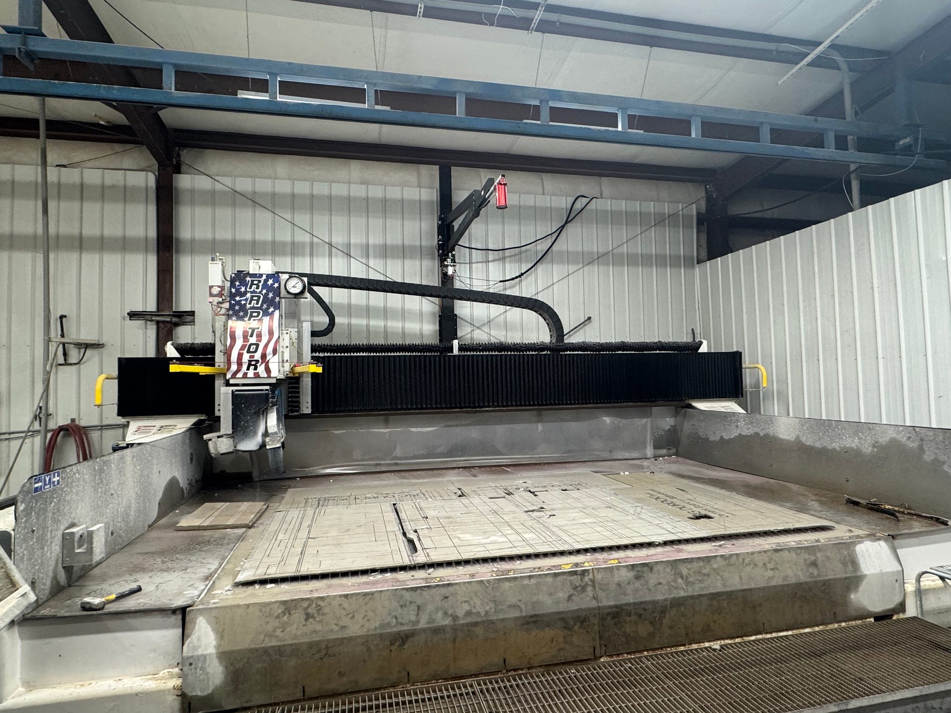 Raptor Saw Jet, AI, technology, stone industry,Northwood, Machine, Metal