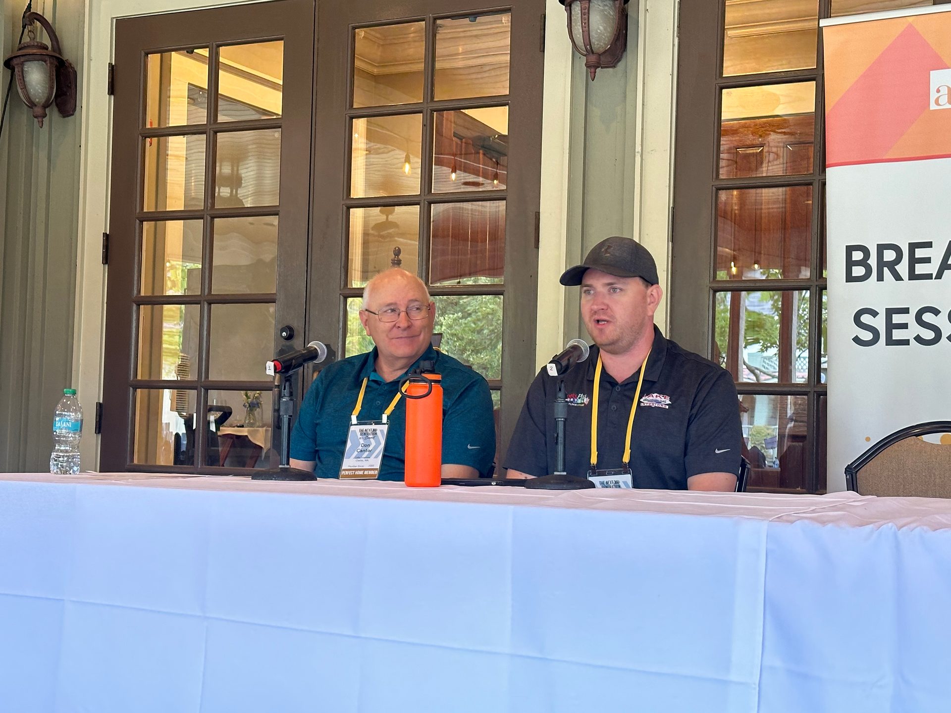 From left: Don Cantor and Jon Cantor of Lake Interiors in Chelan, Washington
