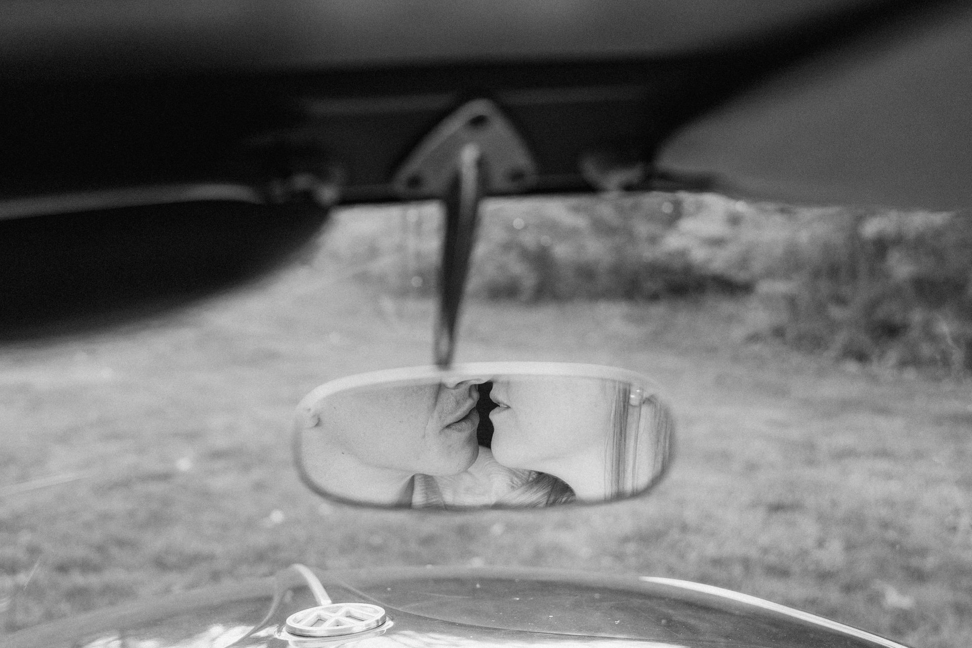 Automotive Side-View Mirror, Monochrome photography, Reflection, Glass