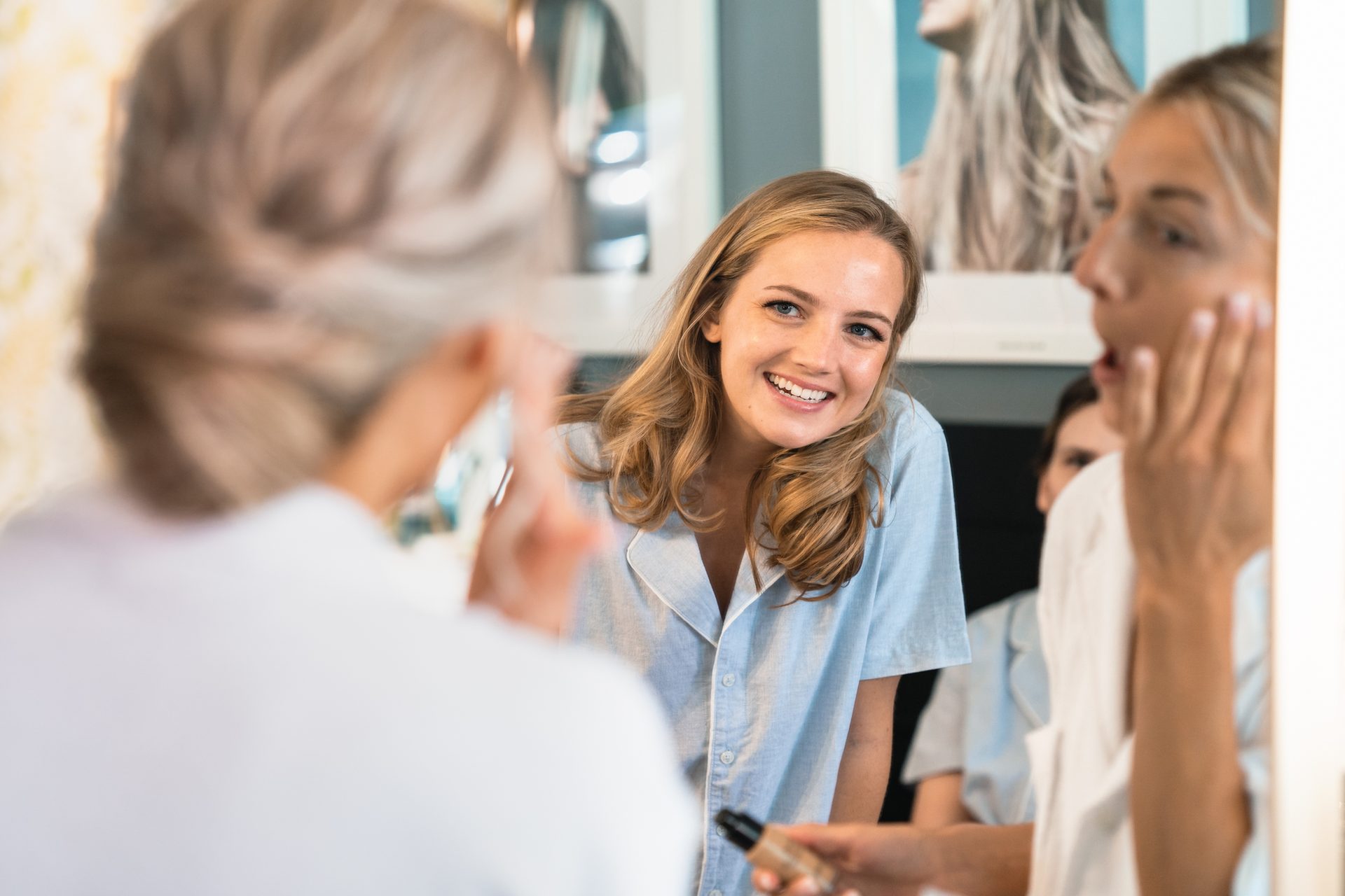 Cosmetic dentistry, Skin, Smile, Gesture, Happy