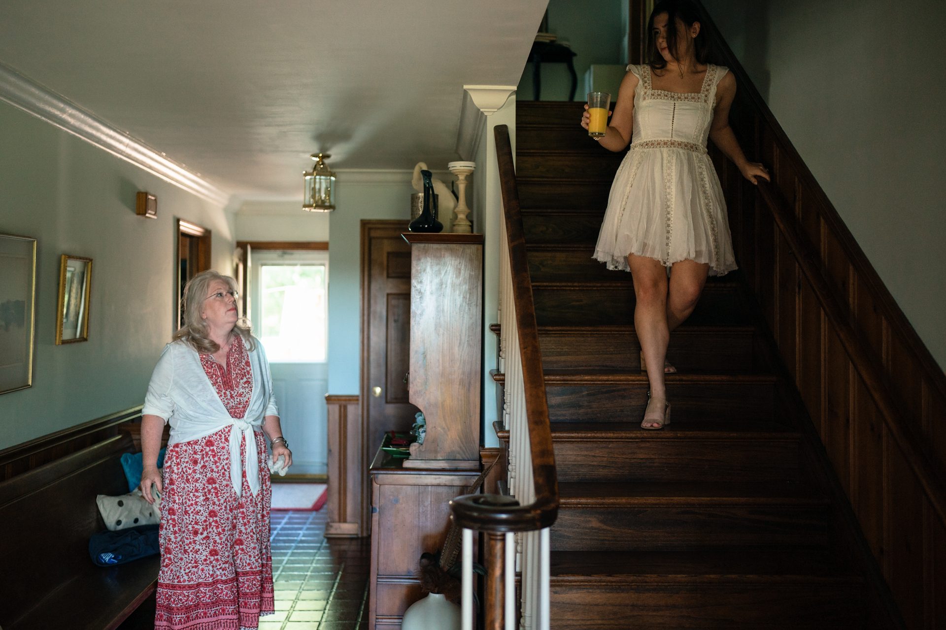 Picture frame, Flash photography, One-piece garment, Shoulder, Fashion, Wood