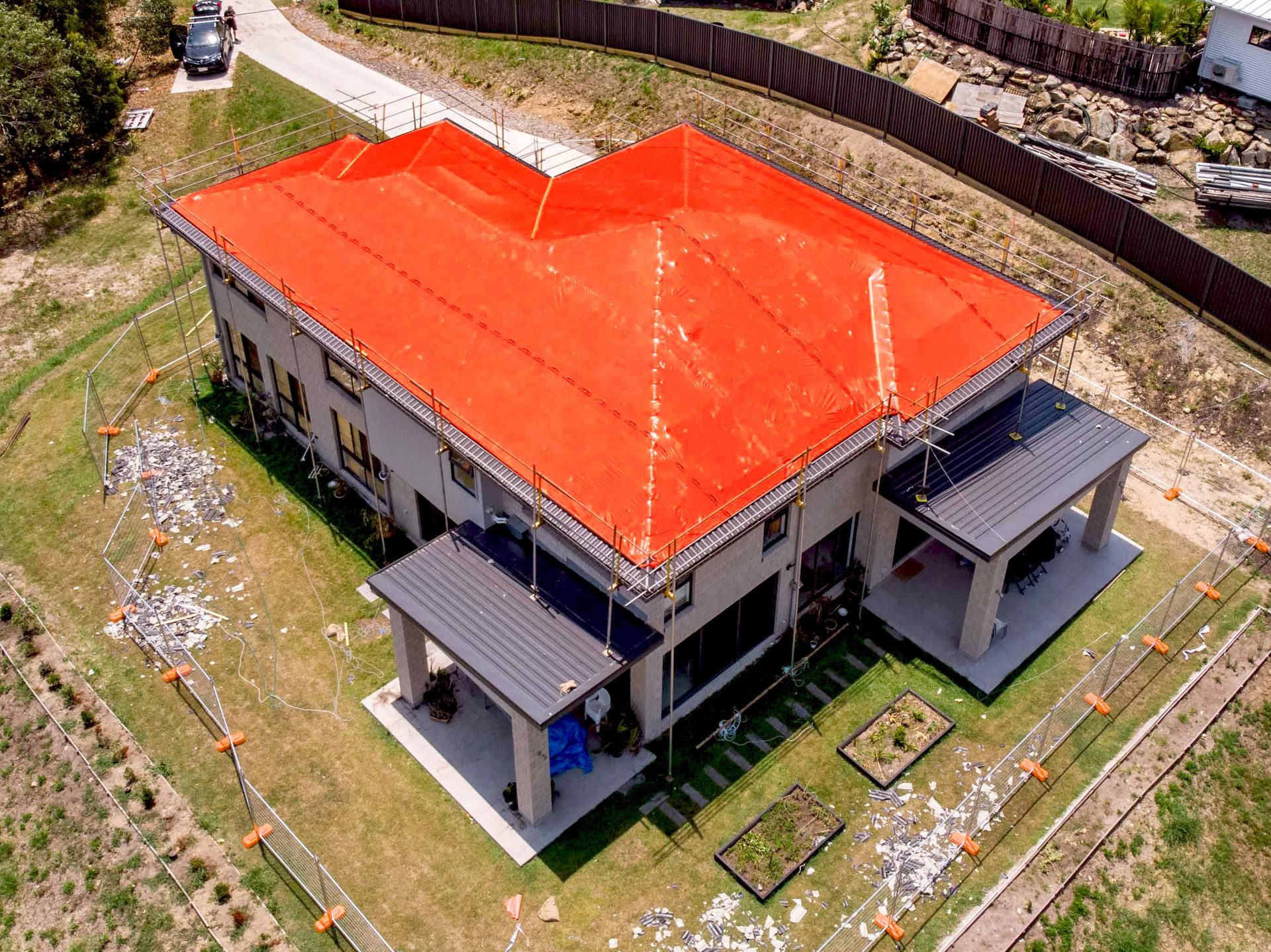 Urban design, Land lot, Residential area, Property, Building, House, Grass