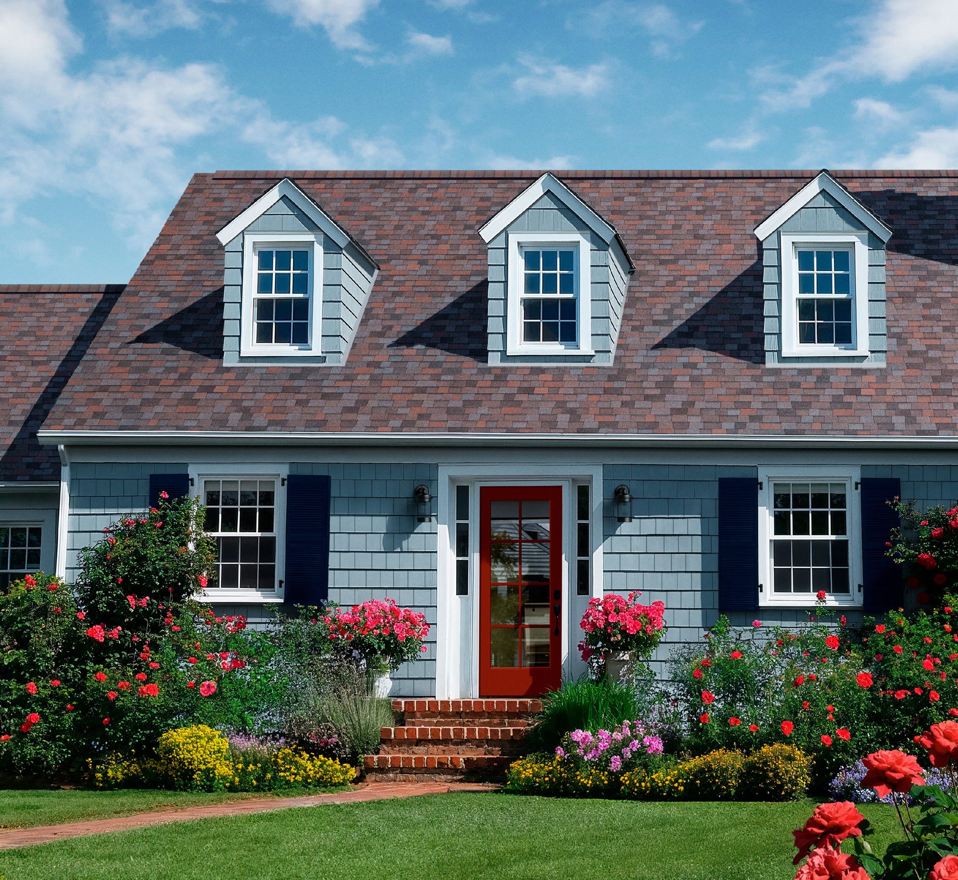Window, Home, Siding, House, Roof, Cottage, Shrub, Door, Garden