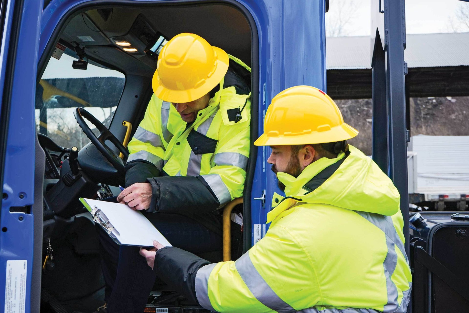 Hard hat, High-visibility clothing, Motor vehicle, Helmet, Workwear, Yellow, Headgear, Engineer, Tradesman