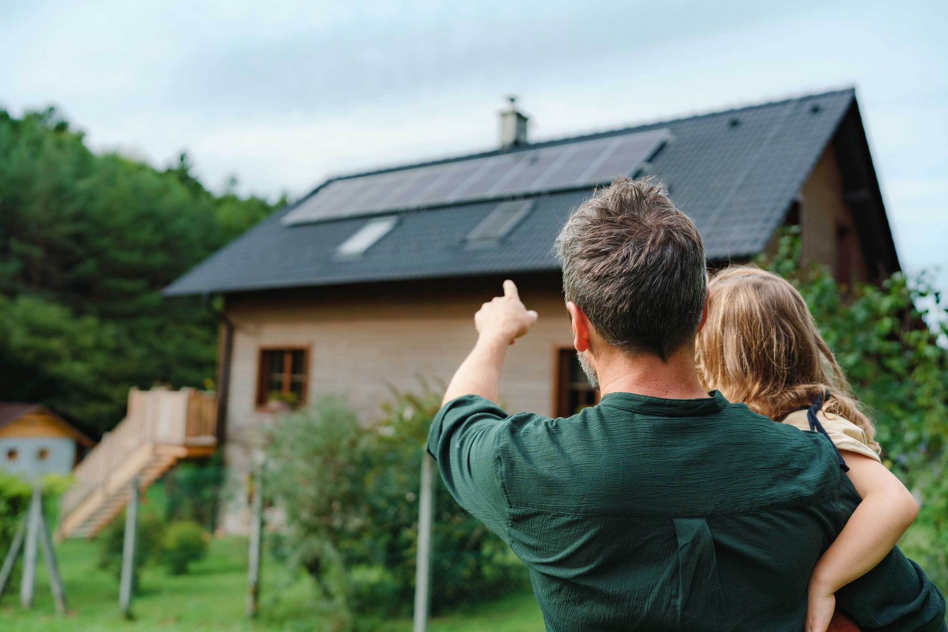 People in nature, Plant, Sky, Building, House, Gesture, Happy, Grass, Tree, Leisure