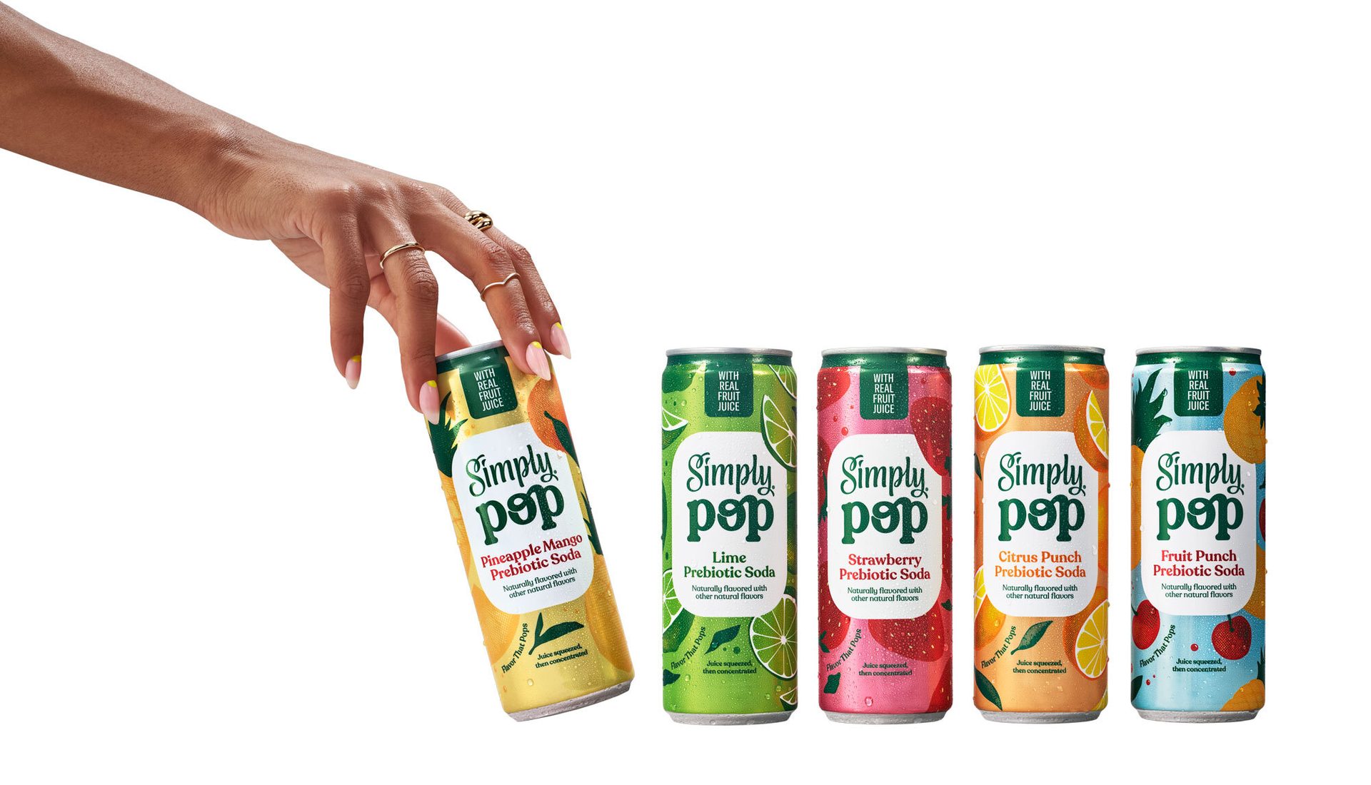 Simply Pop, Carbonated soft drink (CSD) sales, functional beverages, flavor trends, prebiotics
