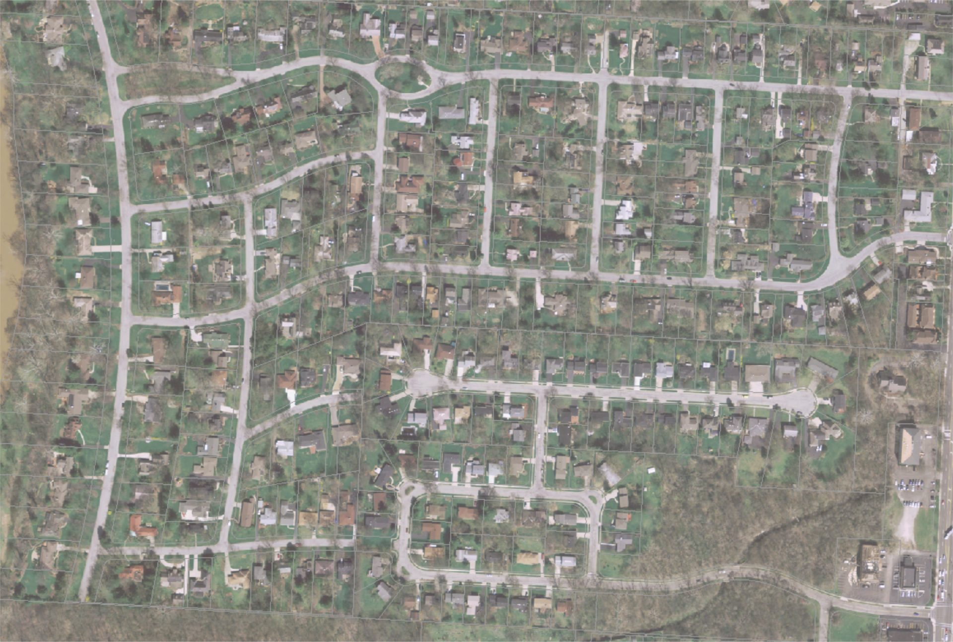 Land lot, Urban design, Residential area, Brown, Map, Landscape