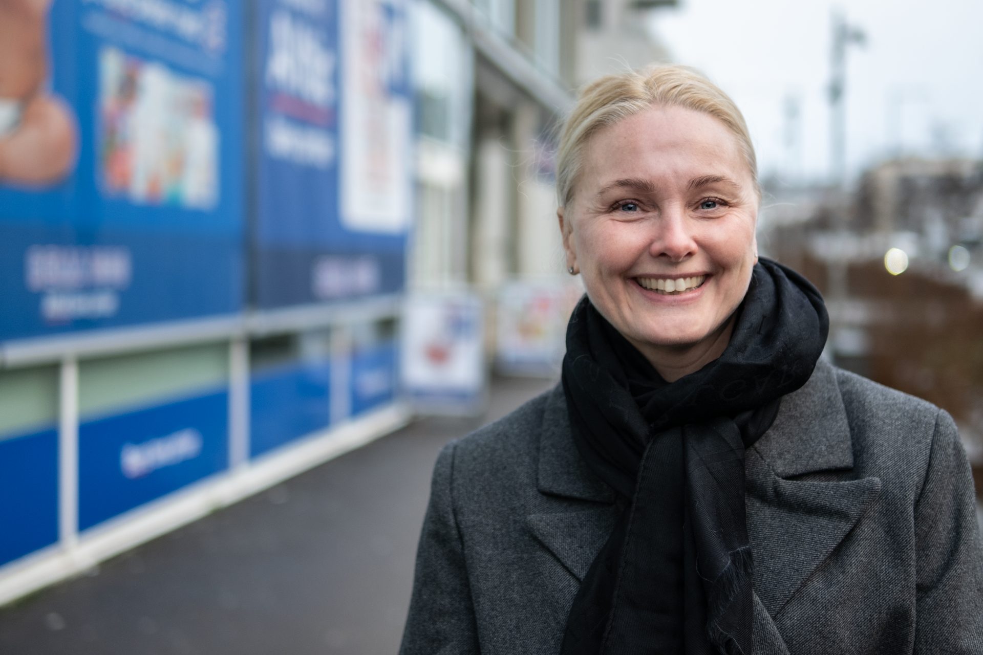 marit myklestad portrett utenfor rema1000 ensjø