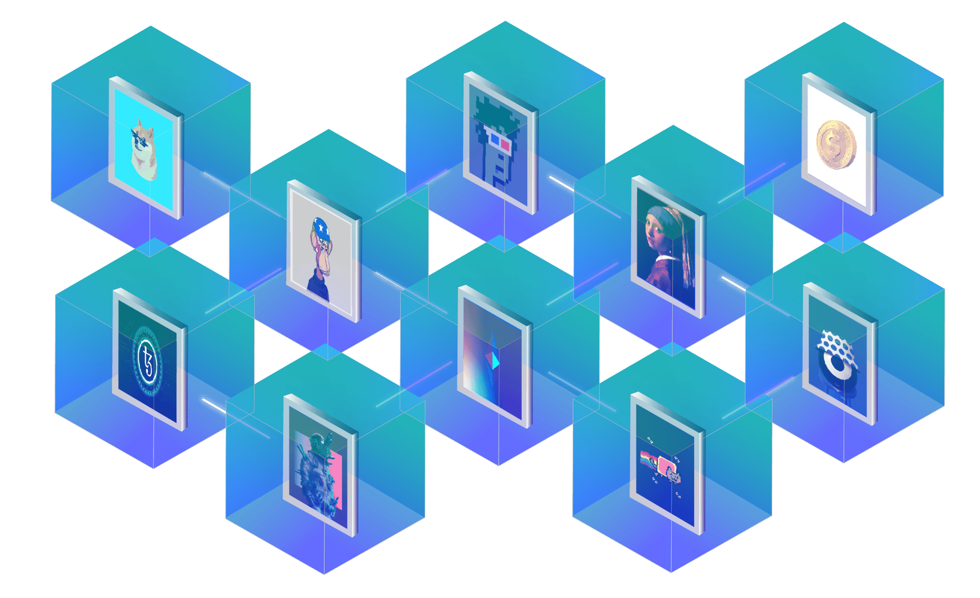 Azure, Rectangle, Triangle, Font, Art