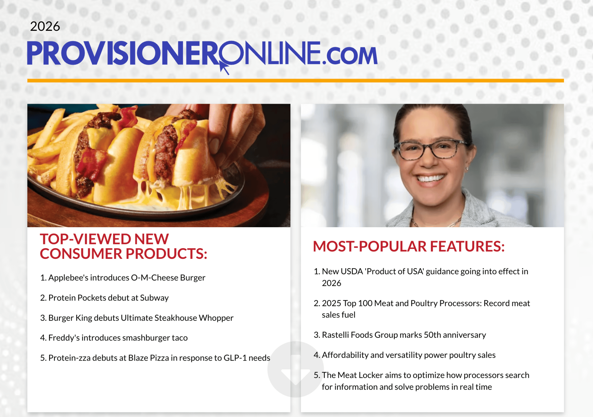 PROVISIONERONLINE.COM 2026: Top-viewed new products and most-popular features.