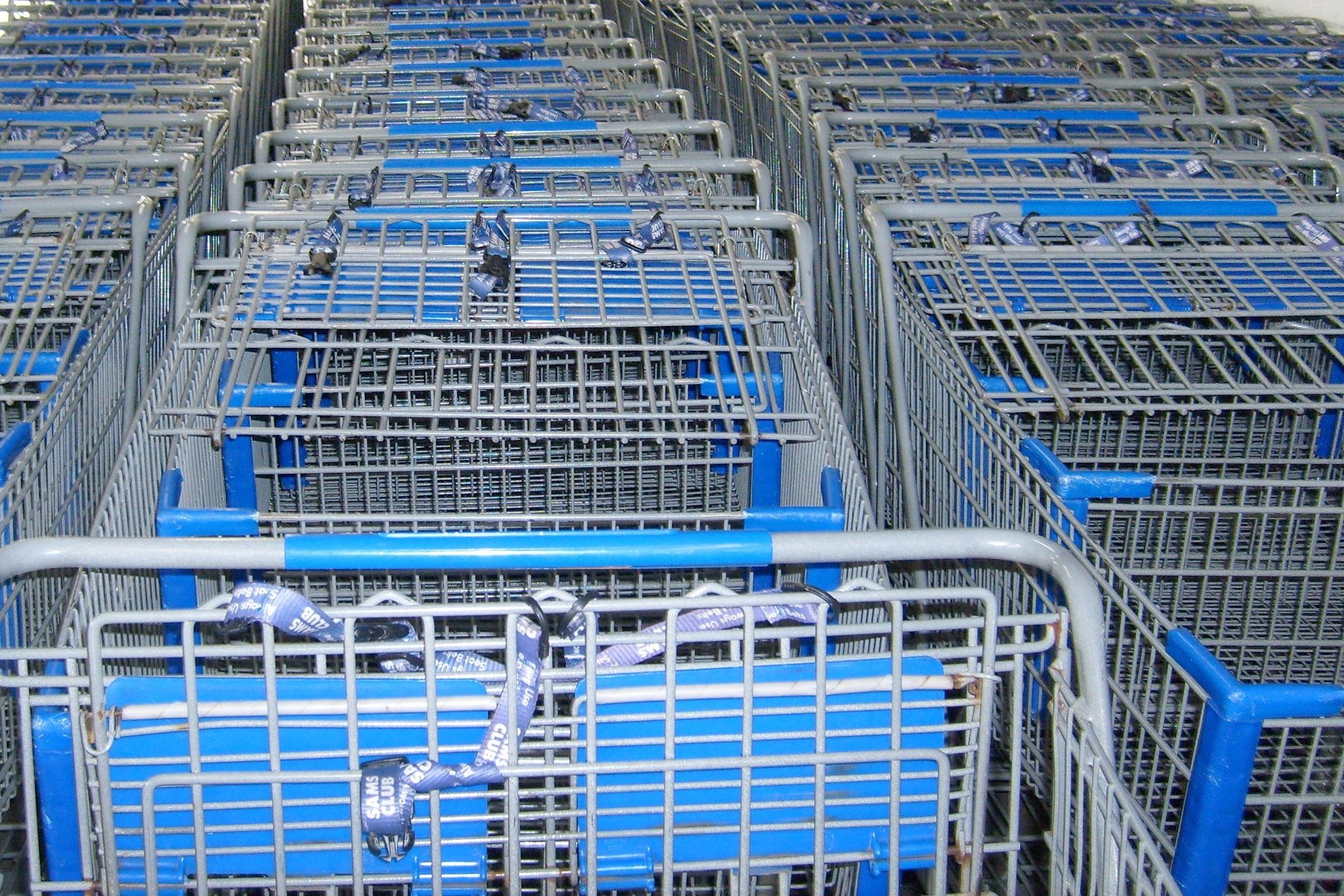 Shopping cart, Composite material, Blue, Product, Mesh, Grille, Line
