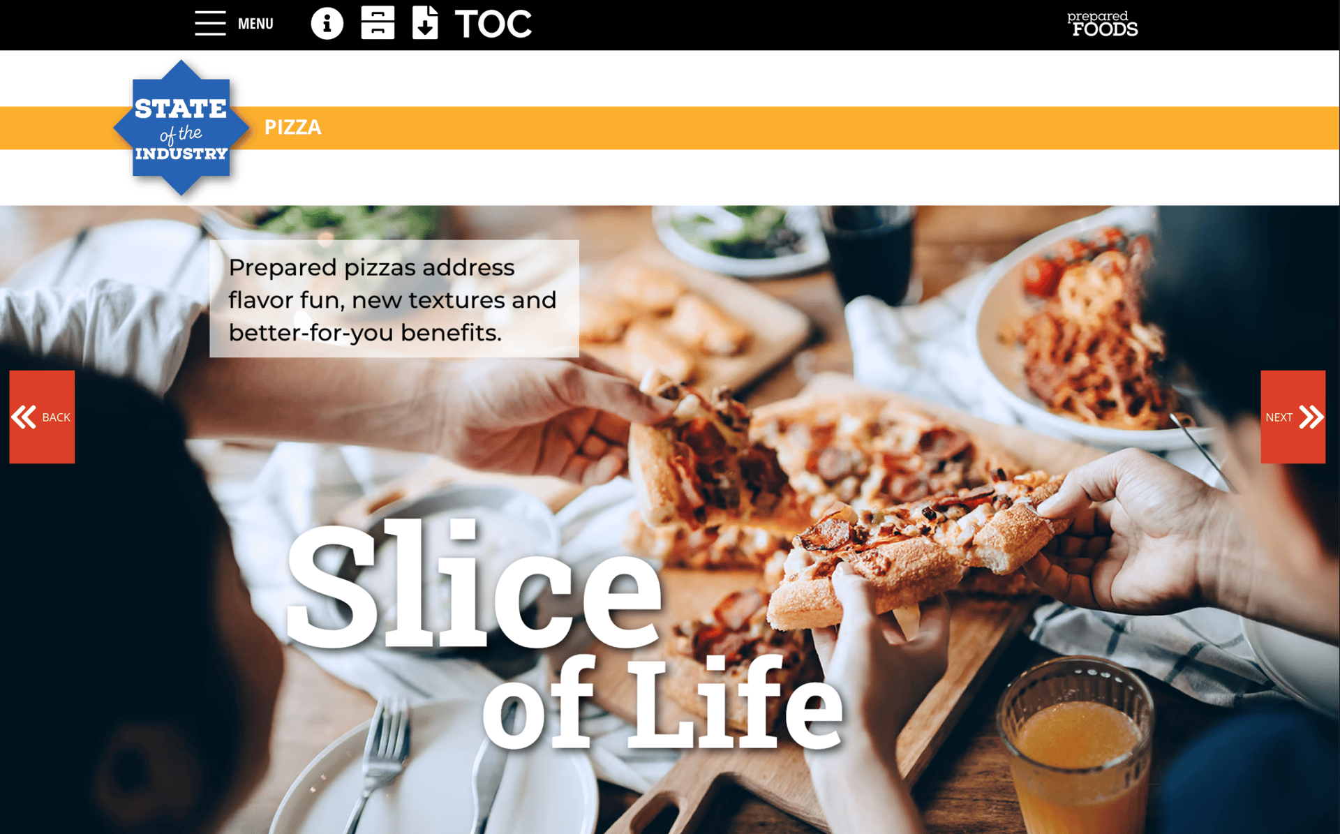 Web page, Food, Pizza, Screenshot