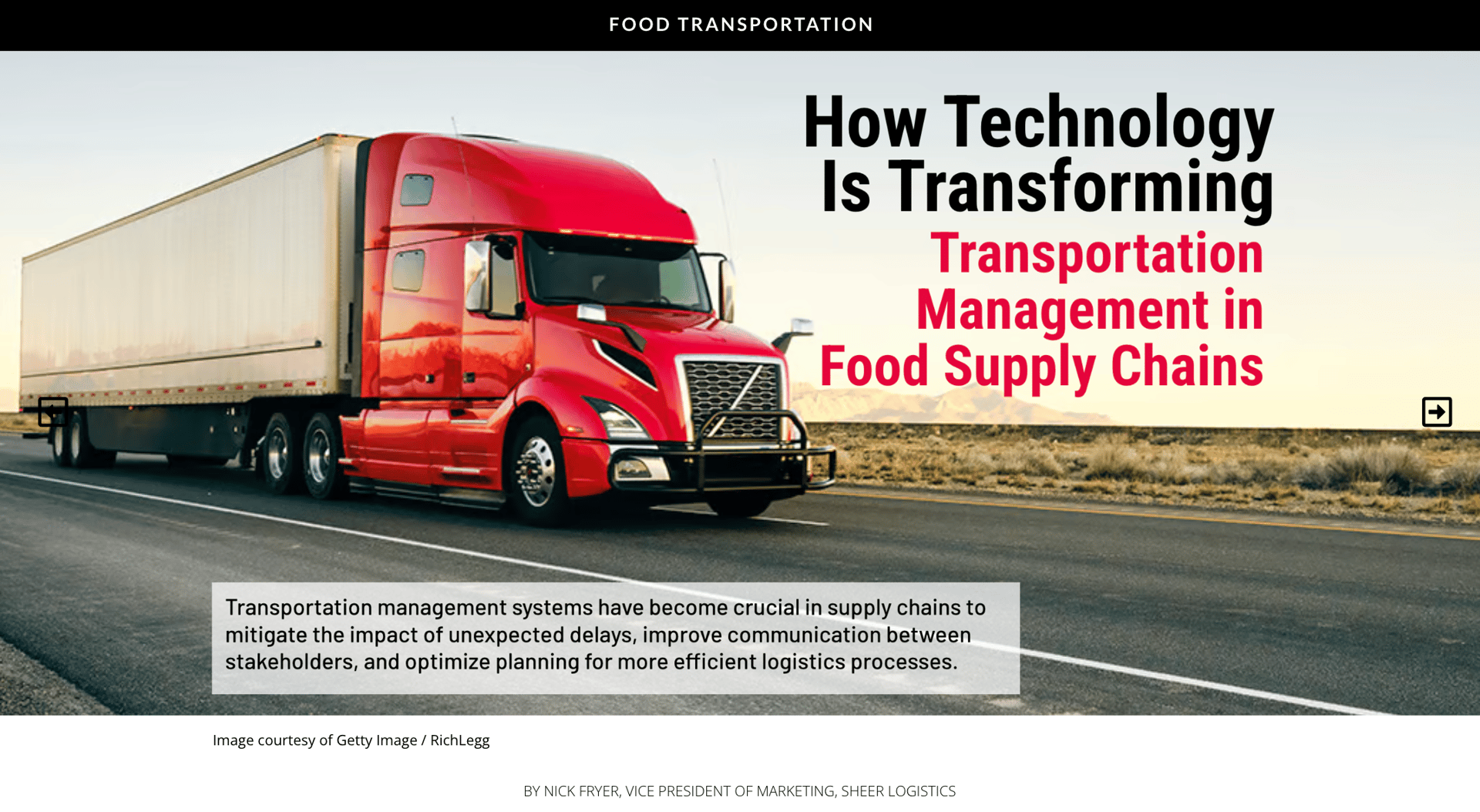 Commercial vehicle, Freight transport